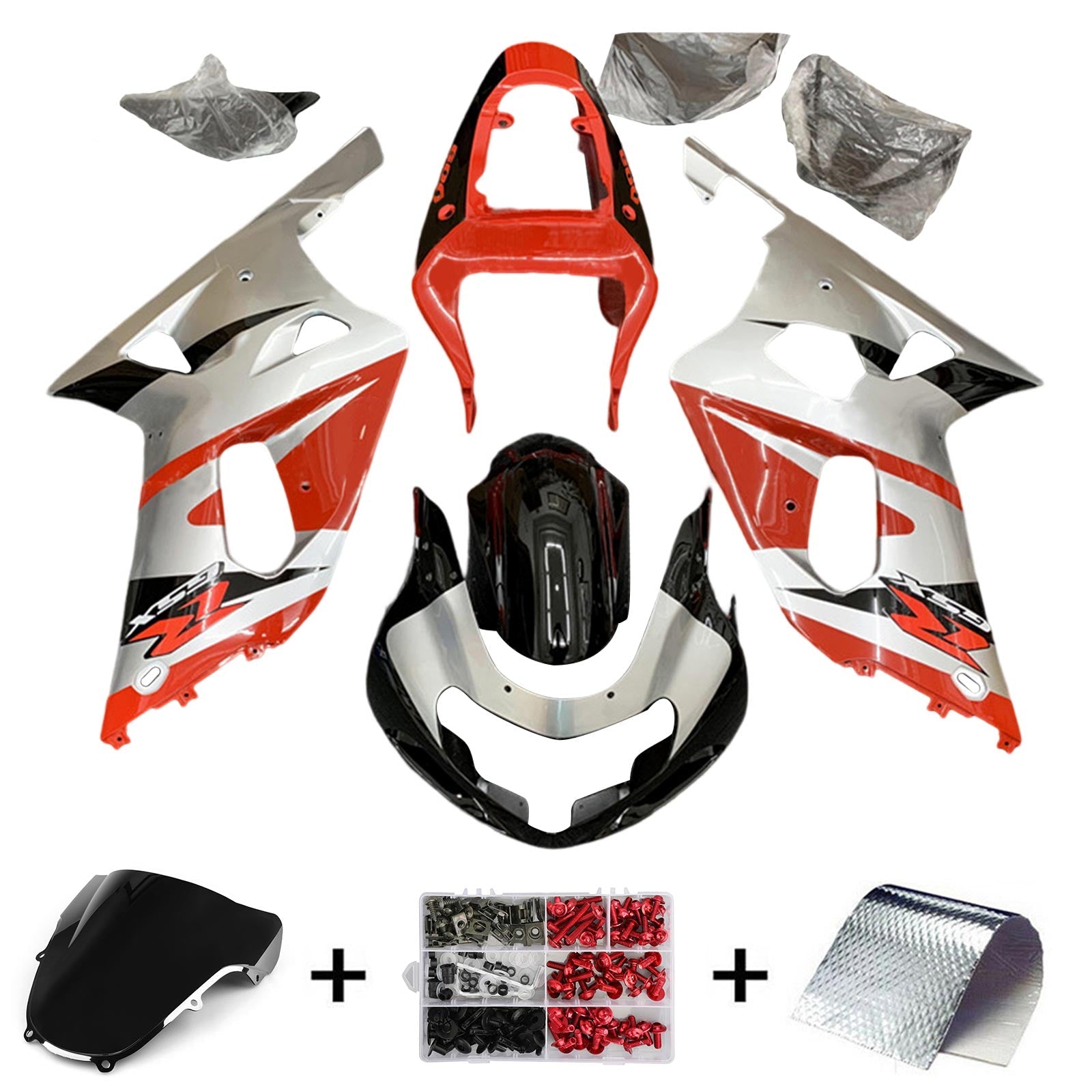 2001-2003 Suzuki GSXR600 GSXR750 K1 FAIRING KIT BODYWORK ABS