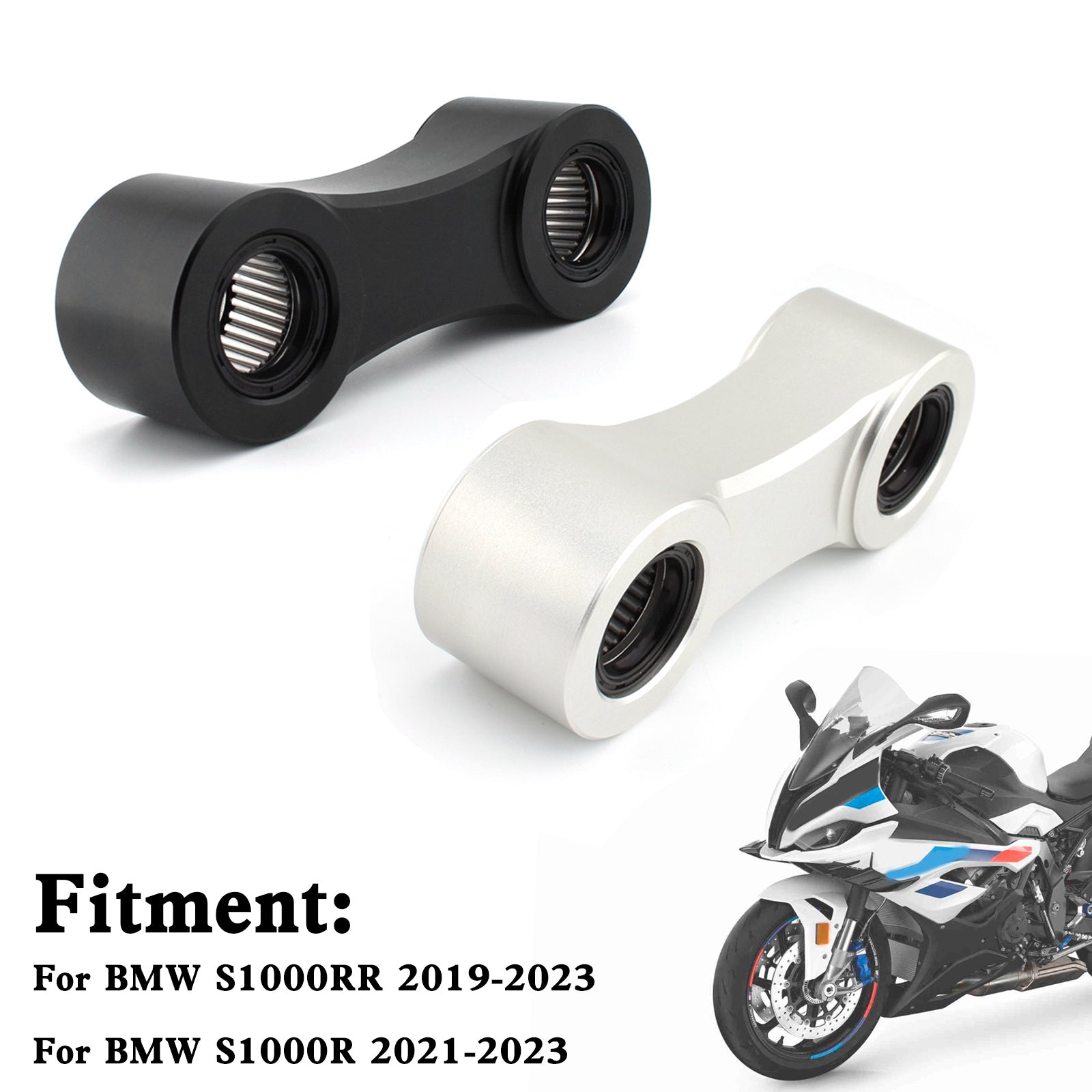 BMW 2019-2023 S1000RR/2021-2023 S1000R Kit de maillons d'abaissement de course de traînée en aluminium CNC