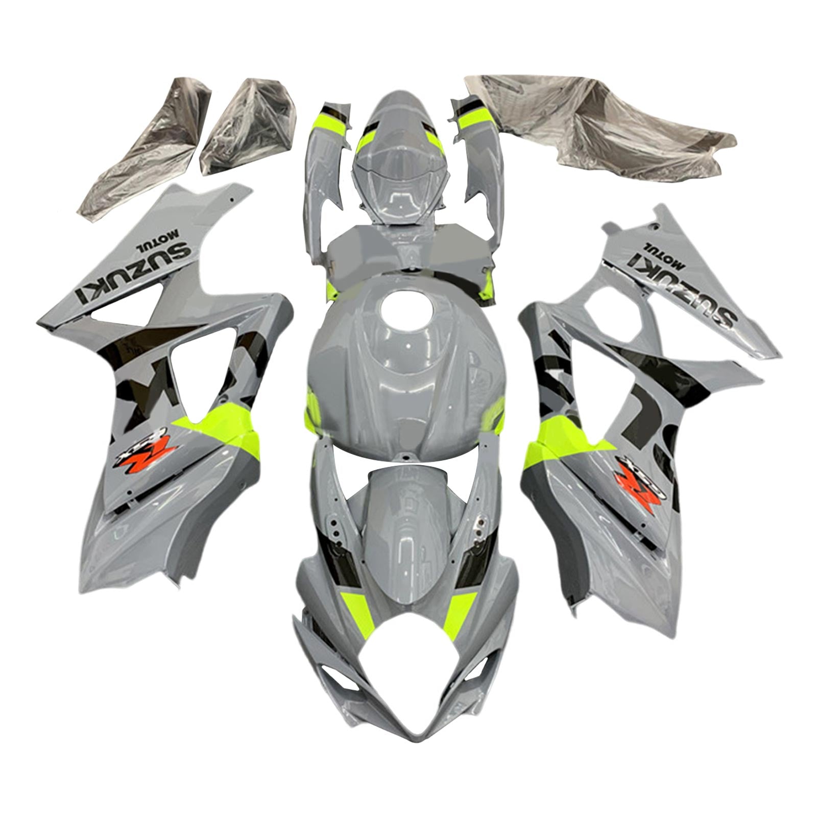 2007-2008 Suzuki GSXR1000 K7 Kit de carénage carrosserie plastique ABS