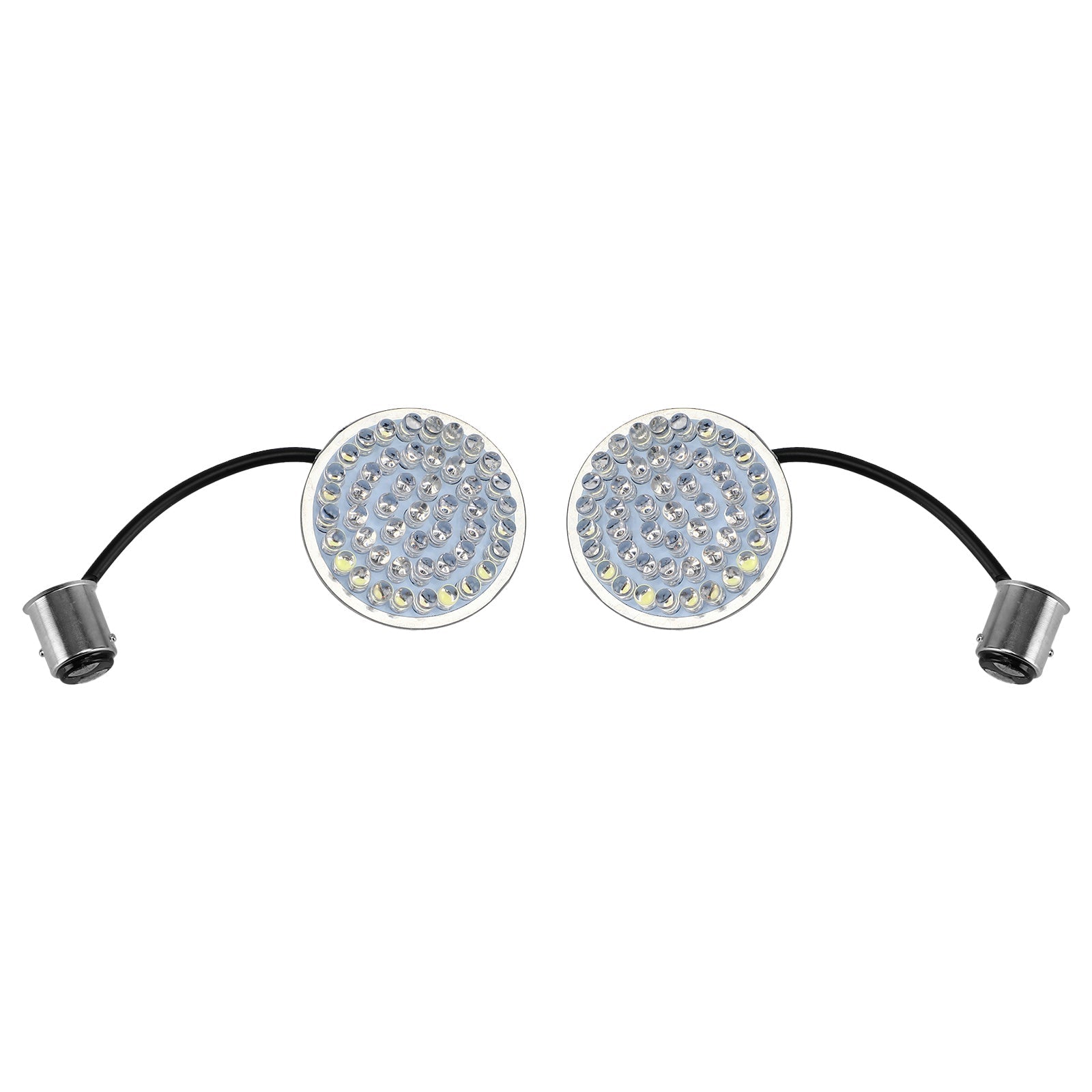 2 uds 1157 luces LED intermitentes para Dyna Softail Street Glide Road King