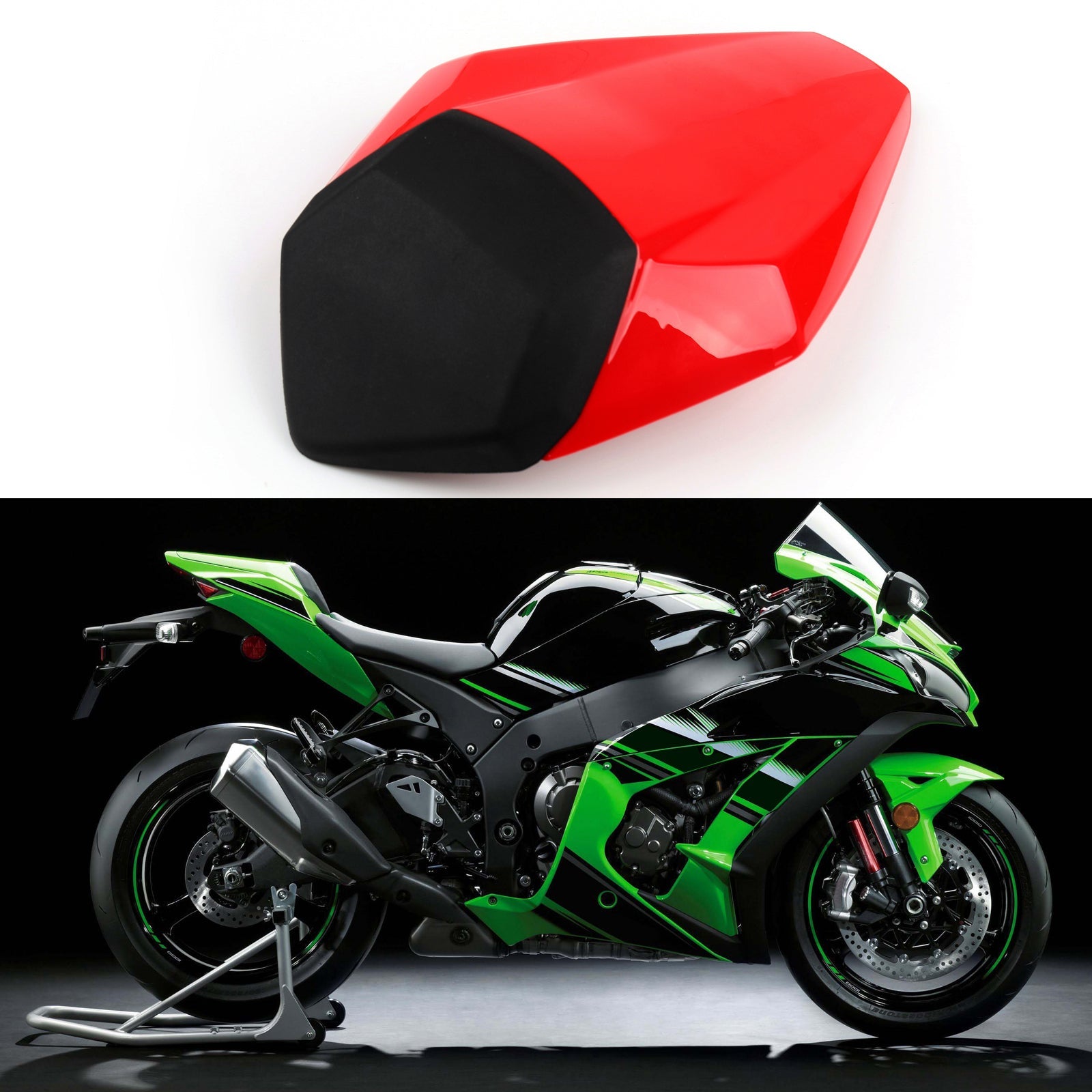 Baksätet omslag för Kawasaki Ninja ZX10R (2016) 7 Färggenerisk