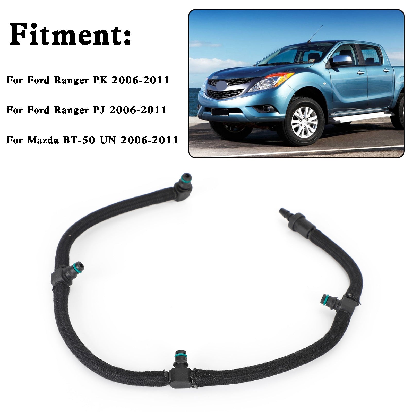 Hadica návratu paliva WE011349Y FIT mazda bt-50 un Ford Ranger PK PJ generic