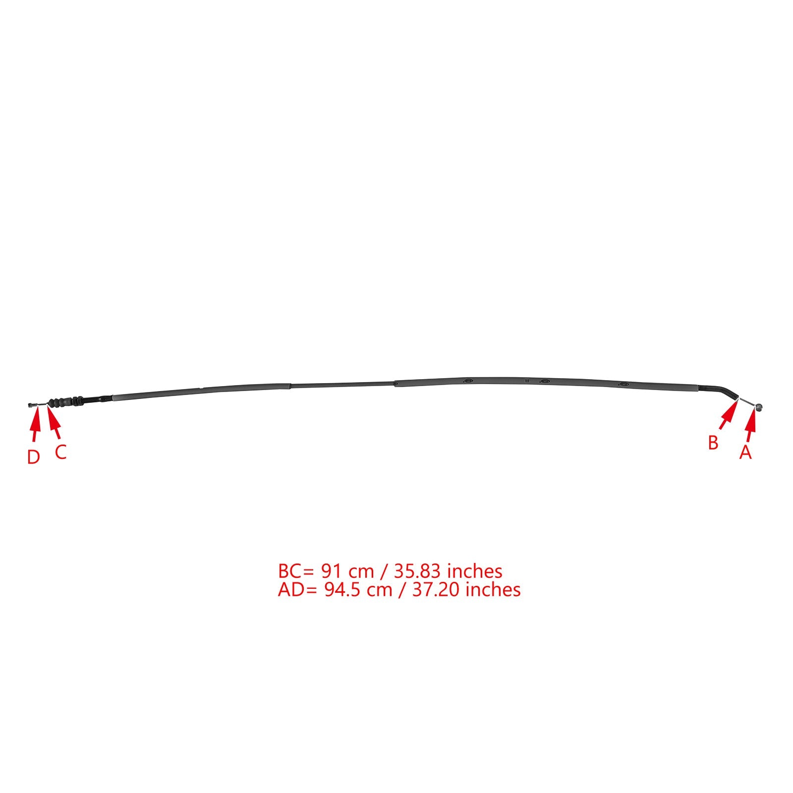 MOTOCYCLY CLUTCH CABE SUBSTITUIÇÃO PARA KAWASAKI Z650 2017-2020 Genérico
