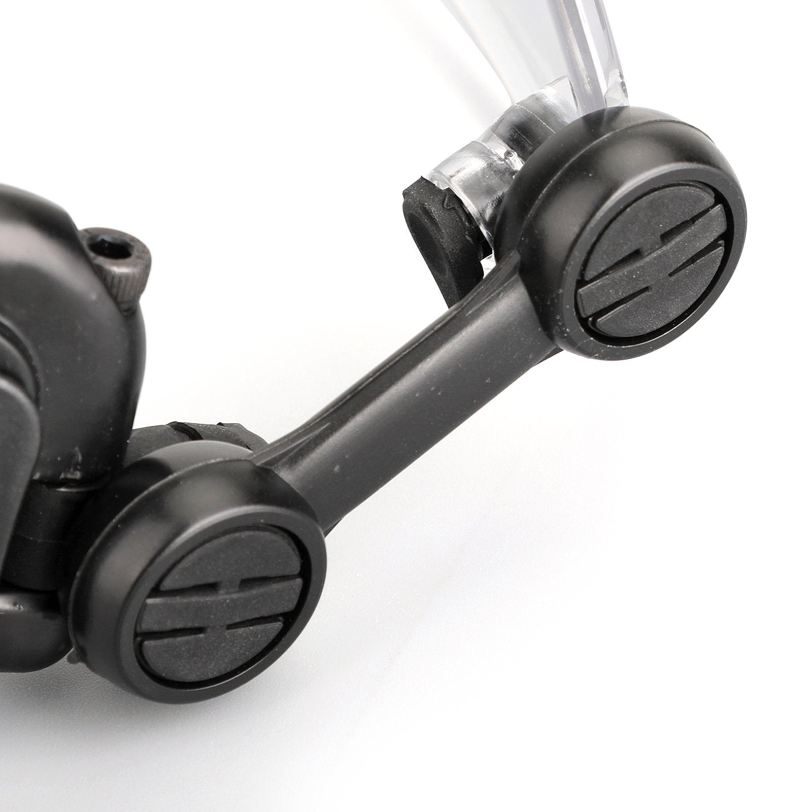 Clip ajustable para motocicleta, alerón de extensión de parabrisas, Deflector de viento genérico