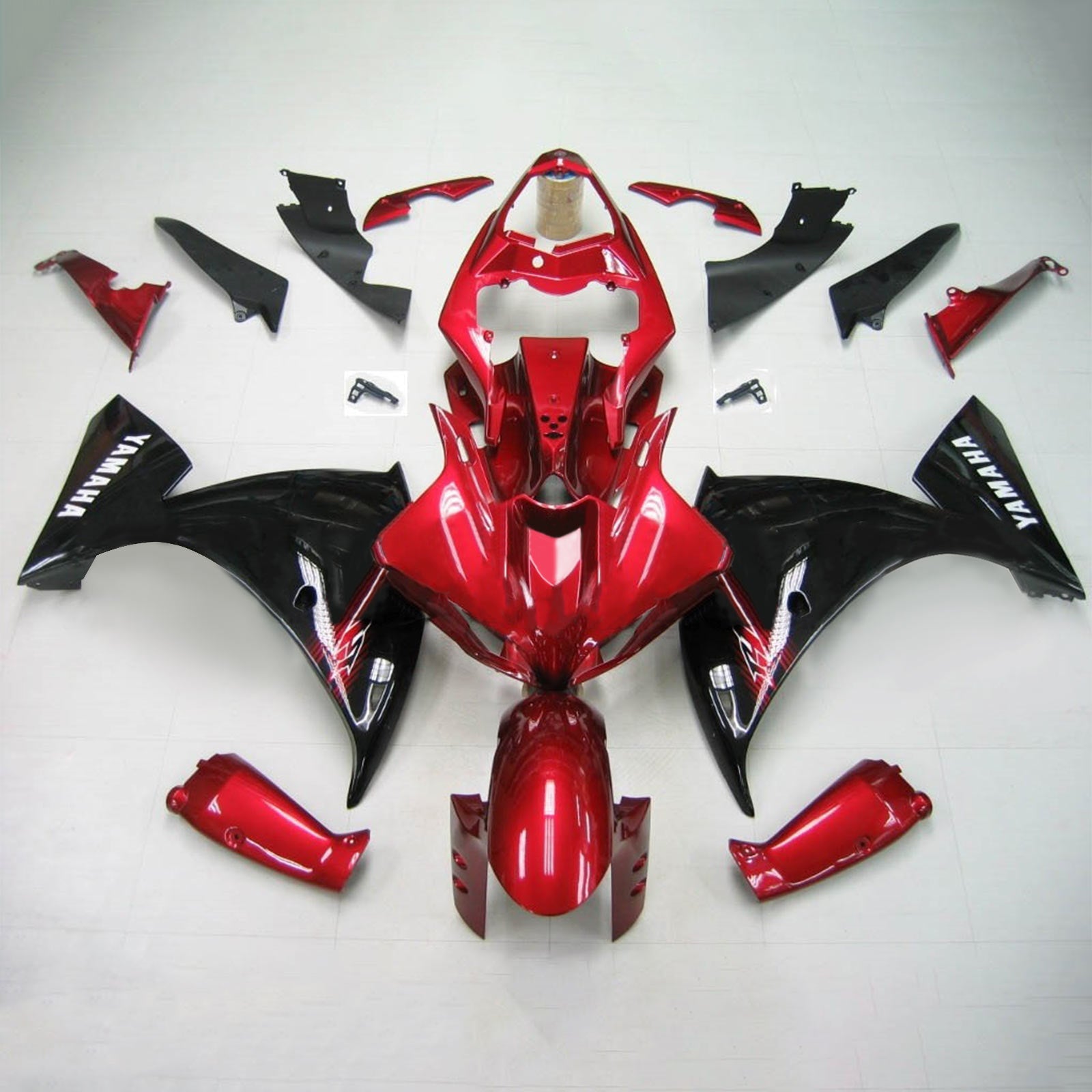 2012-2014 Yamaha YZF 1000 R1 Injeksjon Fairing Kit Bodywork Plastic ABS #124