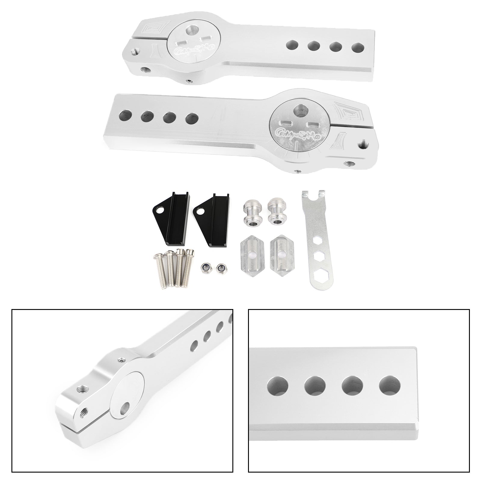 Marco de ajuste de horquilla trasera expandible para Honda MSX125 13-15 MSX125SF 16-19 Genérico