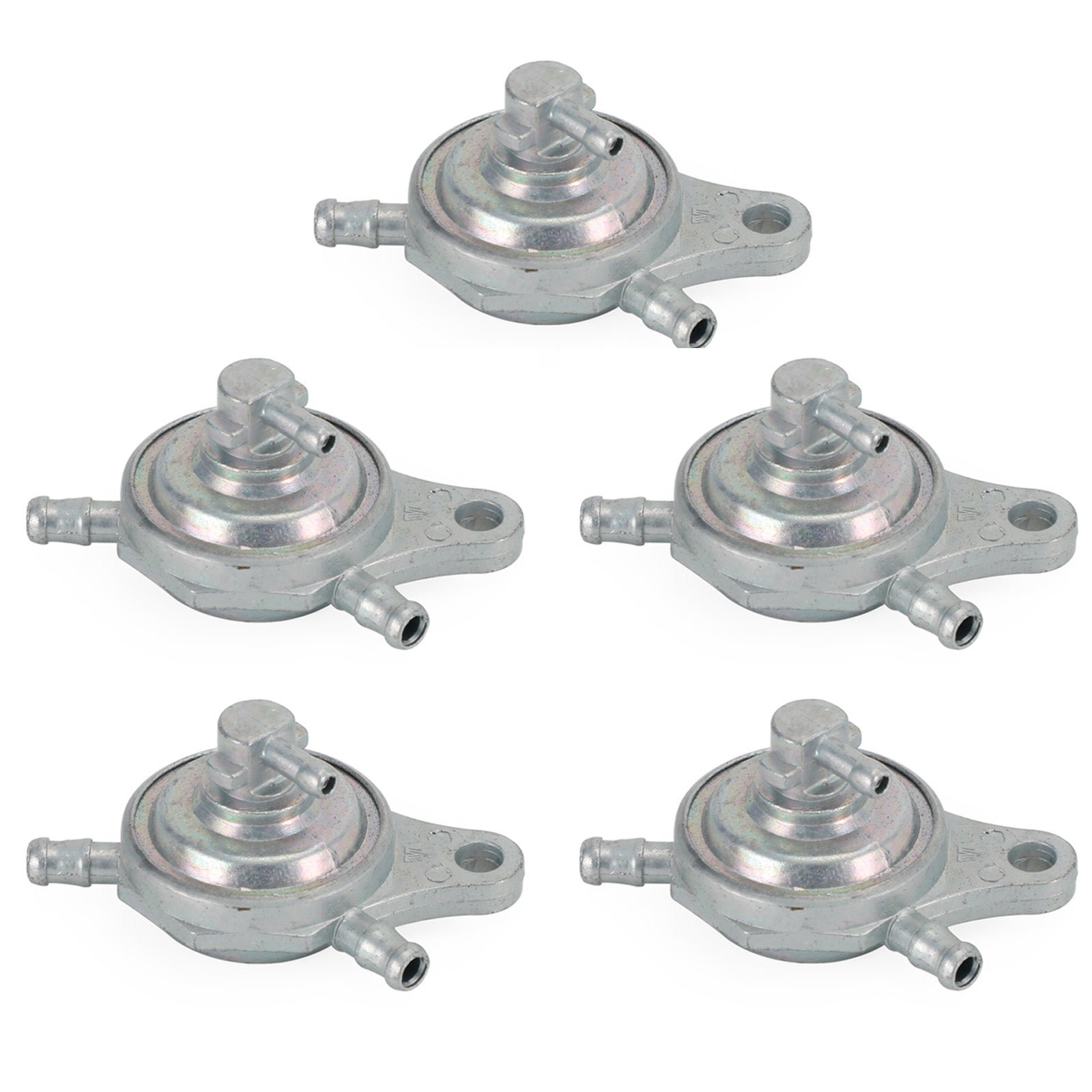 5st Fuel Tap Vakuum bensin sug 3 Port för Peugeot V-Clic 50cc 2007-2018 GY6