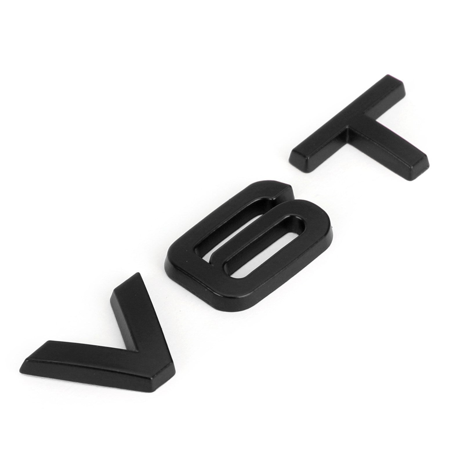 V6T Emblem Badge Fit för Audi A1 A3 A4 A5 A6 A7 Q3 Q5 Q7 S6 S7 S8 S4 SQ5 Black