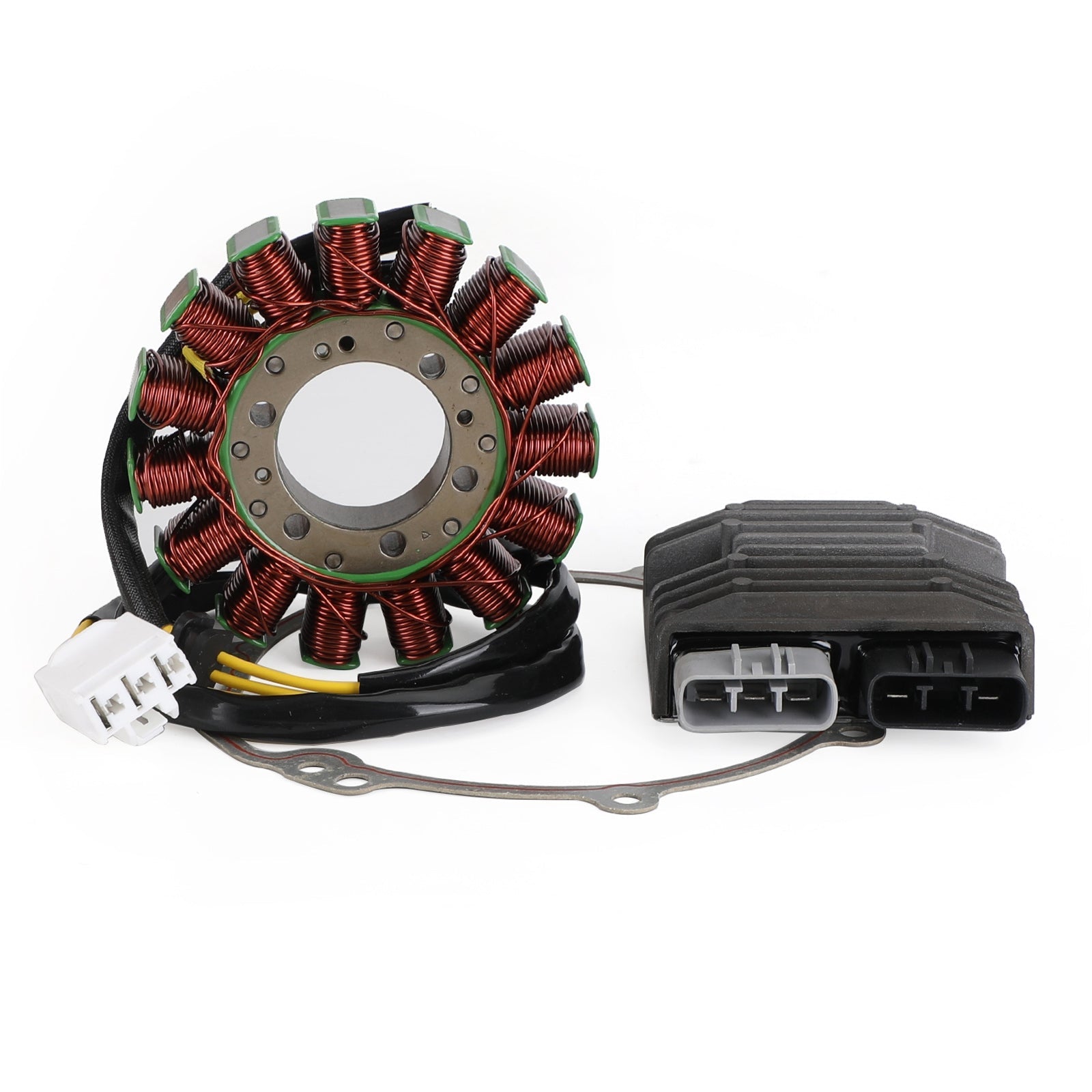 Magnéto stator + redresseur de tension + joint pour kawasaki zzr1400 zx14 zx14r 06-2021 générique