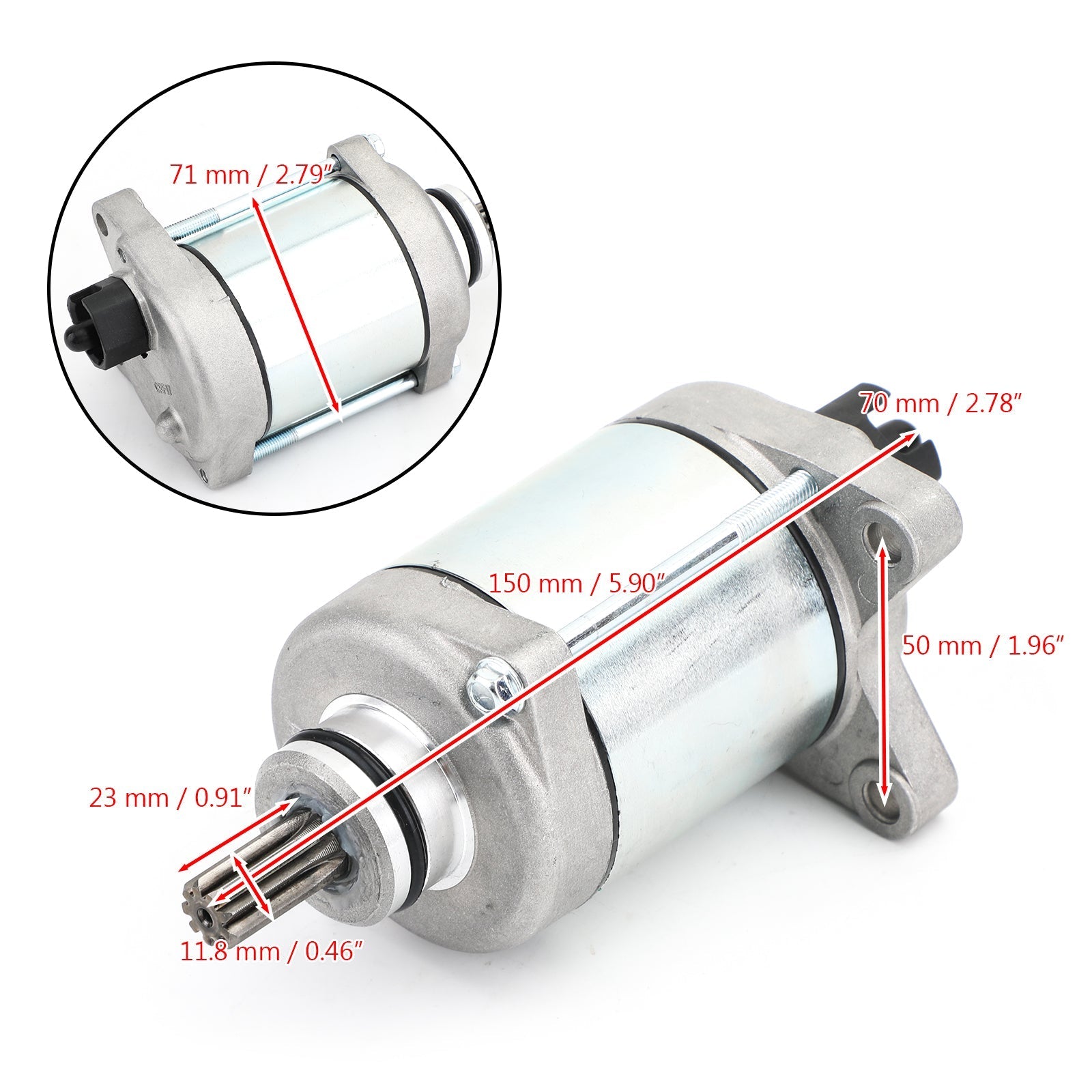 Štartér pre Honda 2008-2020 TRX250 TE/TM Fourtrax Recon/ES 31200-HM8-B61 Generic