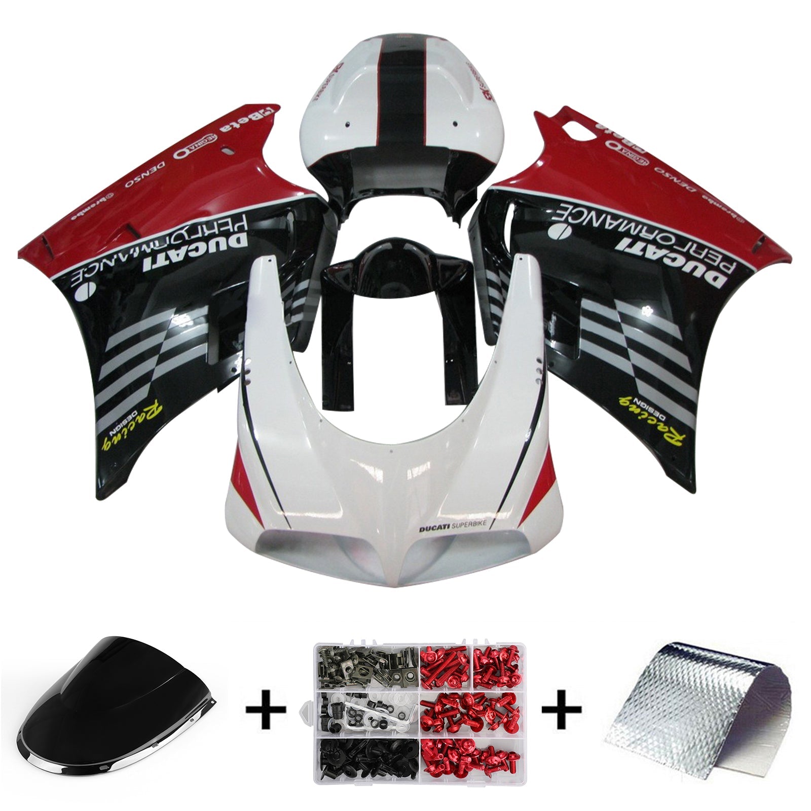 1996-2002 Ducati 996 748 916 998 FAIRING KIT BOODYWORK ABS #103