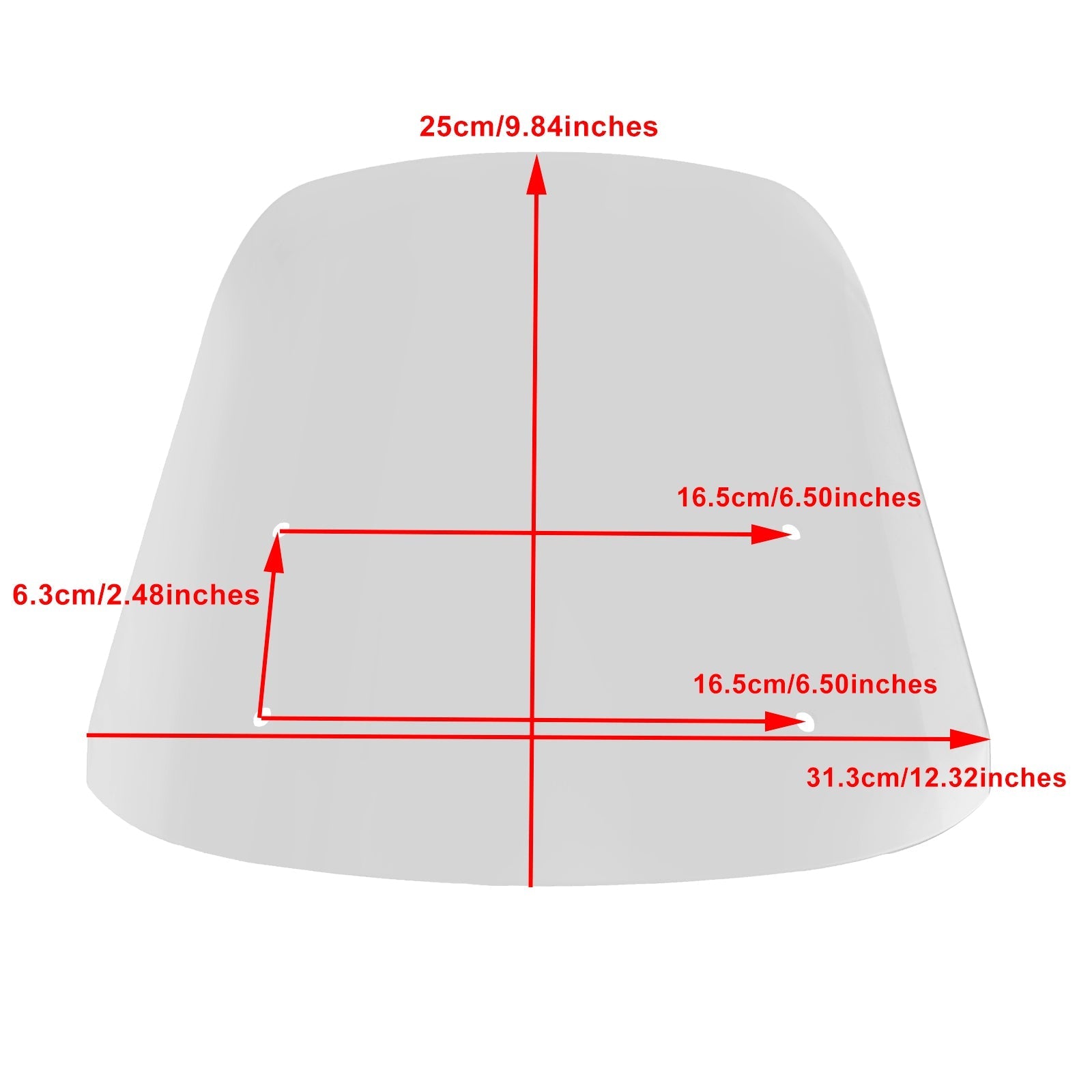 Honda CM1100 2021-2022 ABS Motocyklové čelné sklo čelného skla čelného skla
