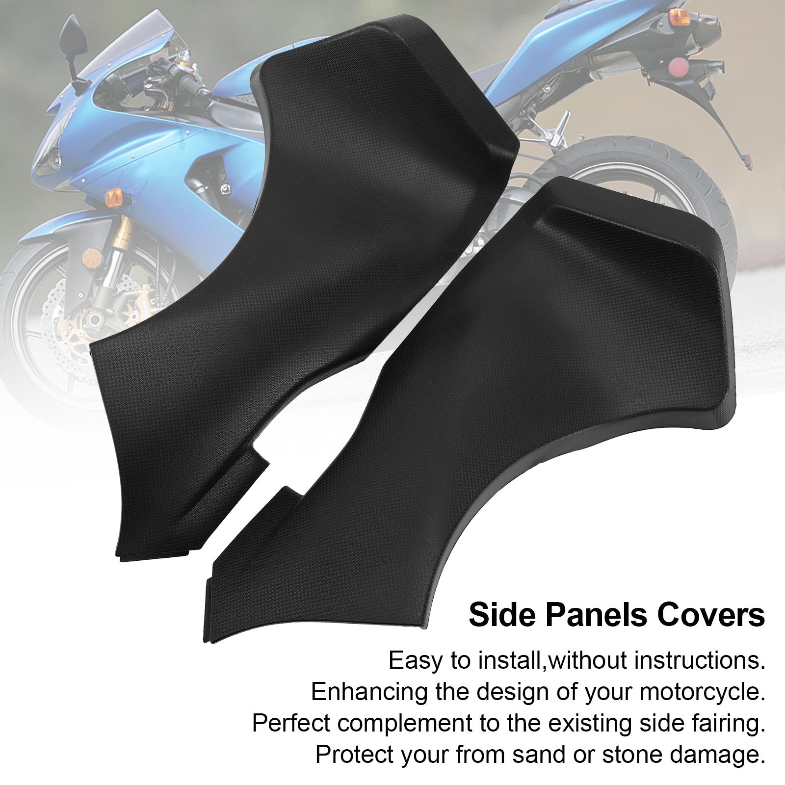 Areyourshop ram luftkanal cover panel trim fairing cowl for kawasaki zx6 zx6r 636 2005-2006