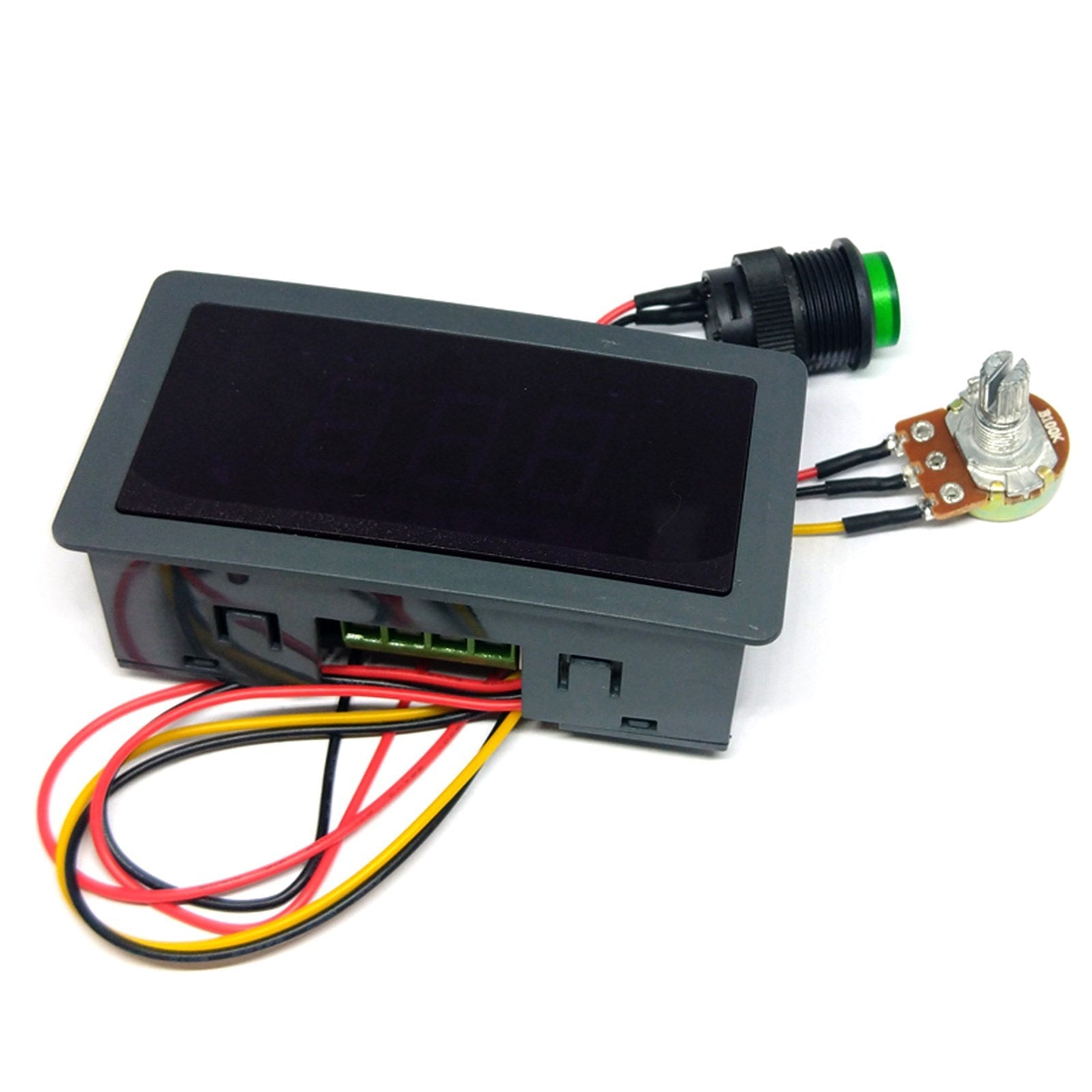 Contrôleur de vitesse PWM pour moteur DC 6V-30V 12V 24V Max 8A, avec interrupteur à affichage numérique