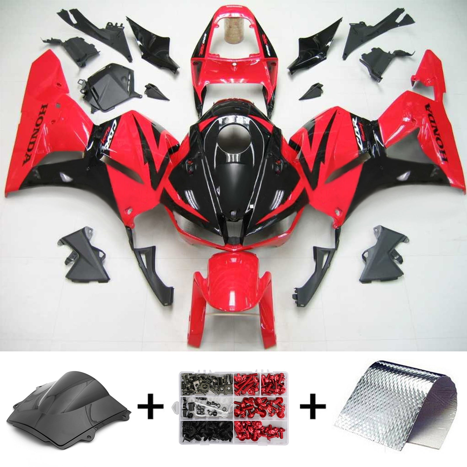 2013-2023 Honda CBR600RR F5 vstrekovanie Kit karoséria Plast ABS #101