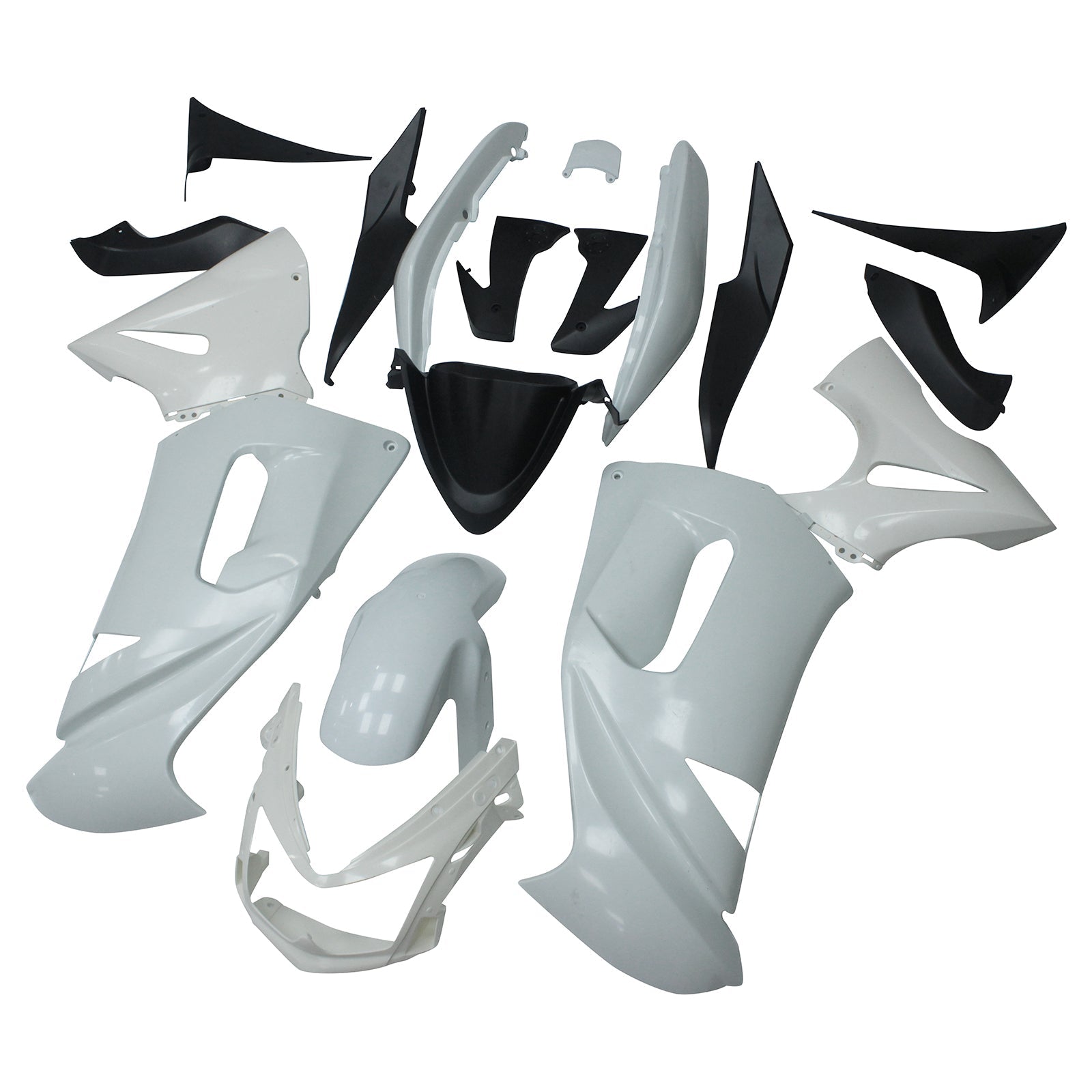 Kawasaki er6f/ninja650 2006-2008 fairing injektion omålad