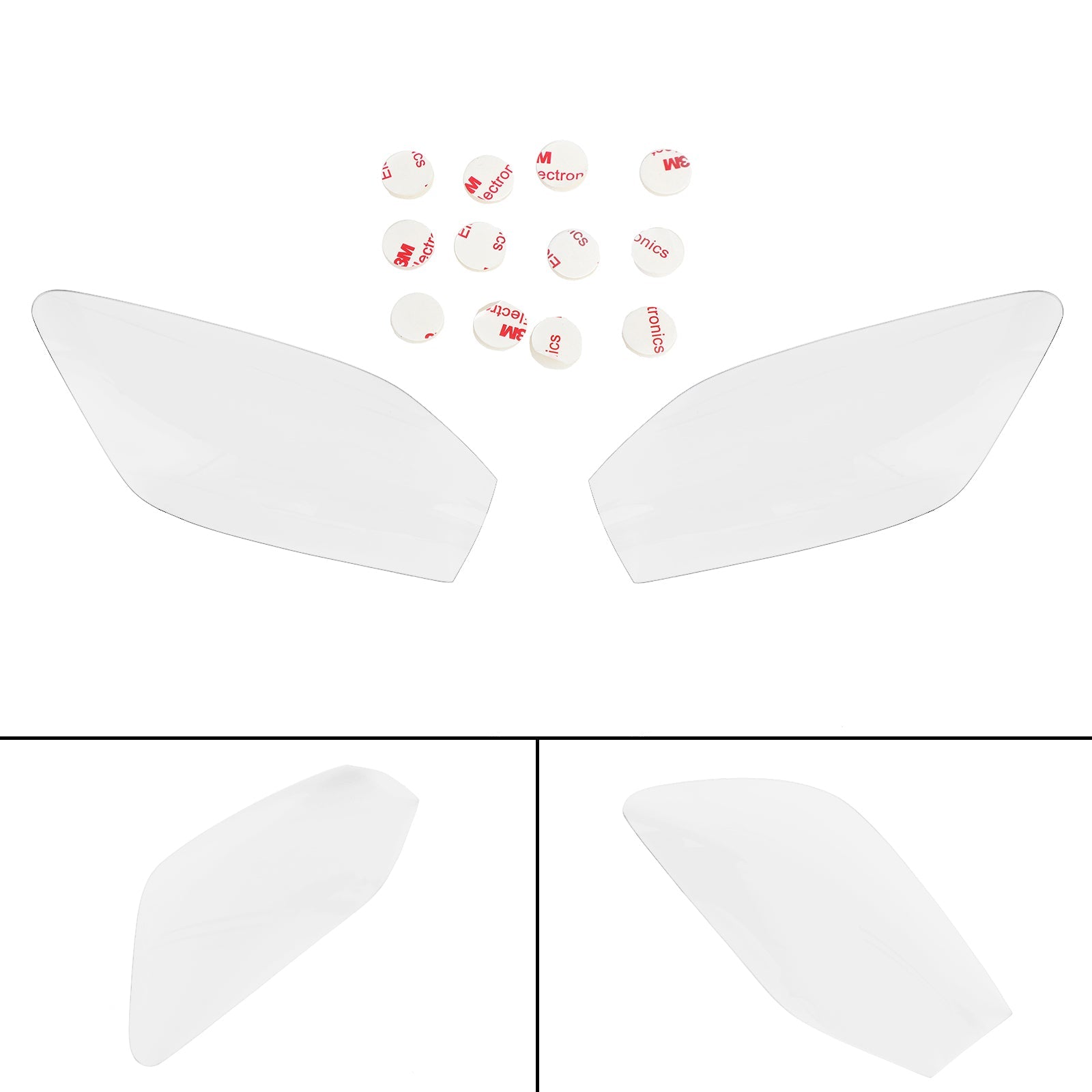 Cubierta de protección de lente de faro delantero para Yamaha Yzf-R6 Yzf R6 98-02 azul genérico