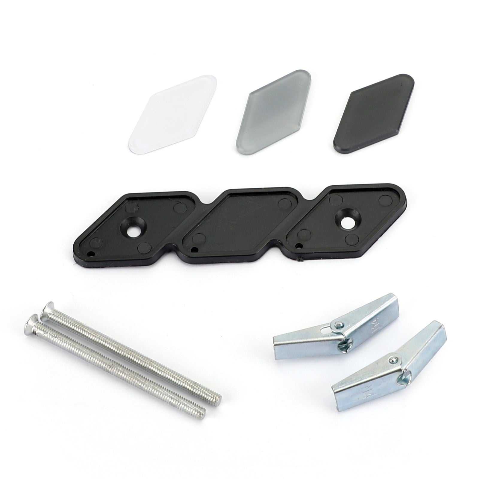 Tri-Color 3 Grille Badge Emblem för Toyota Tacoma 4Runner Tundra Rav4 Highlander Generic