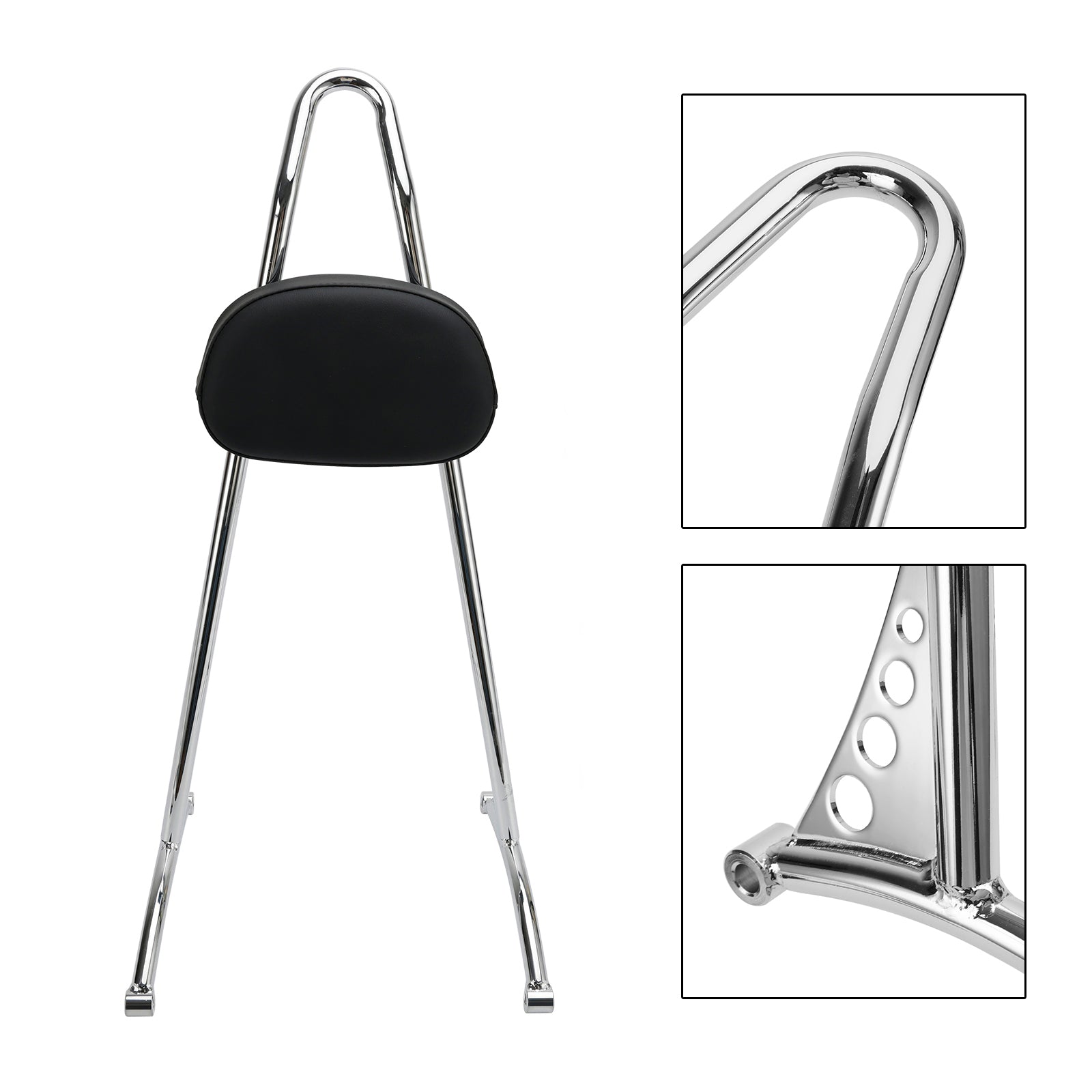 Dossier de barre Sissy passager pour Sportster Iron 883 1200 XL 48 72 2004-plus tard