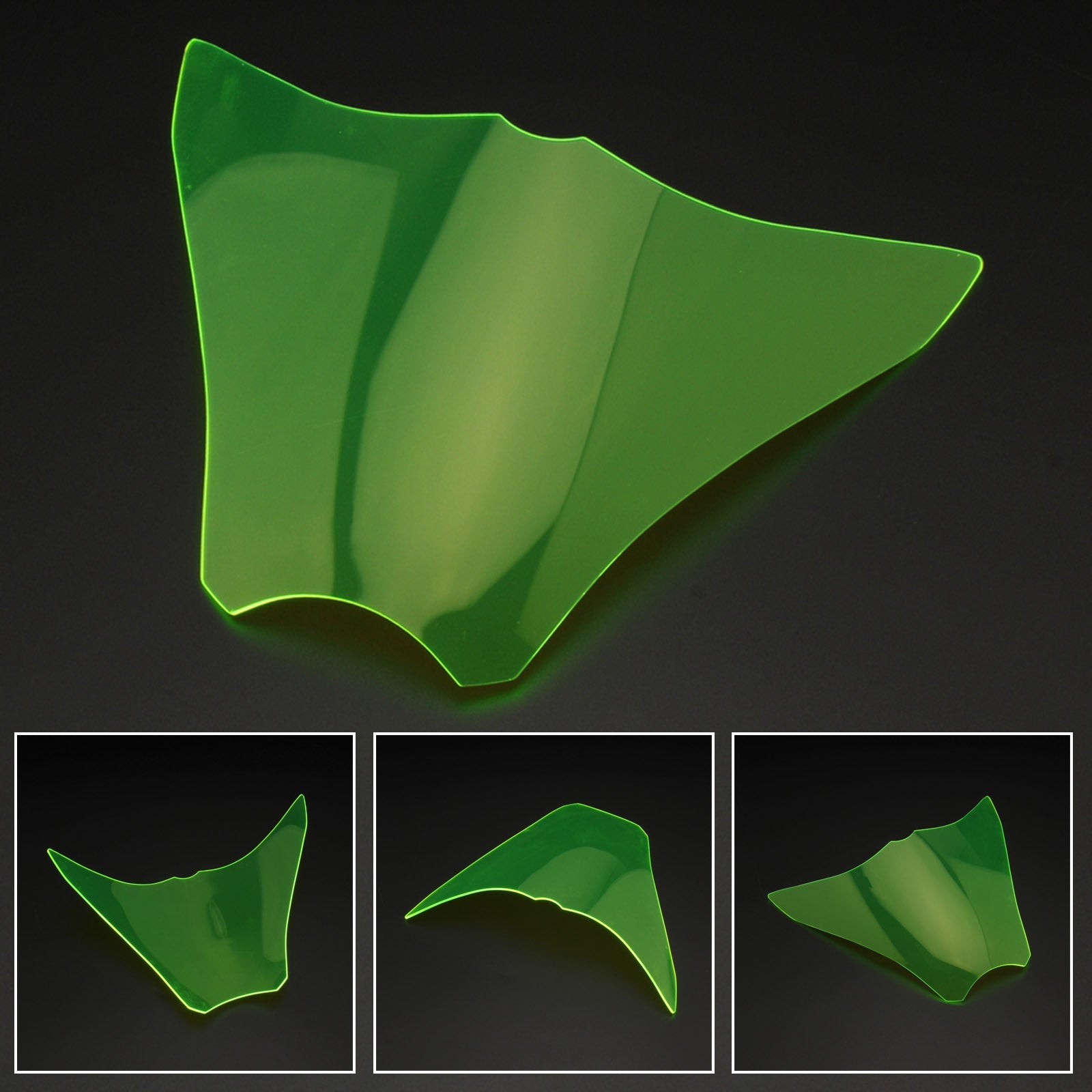 Protector de lente de faro delantero, lente de lámpara apta para Honda Cb1000R 08-17, humo genérico