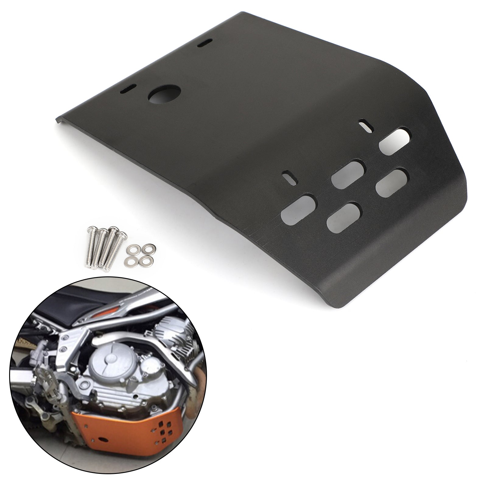 Protector de motor negro para Yamaha Serow XT250/X Tricker XG250 04-13 genérico