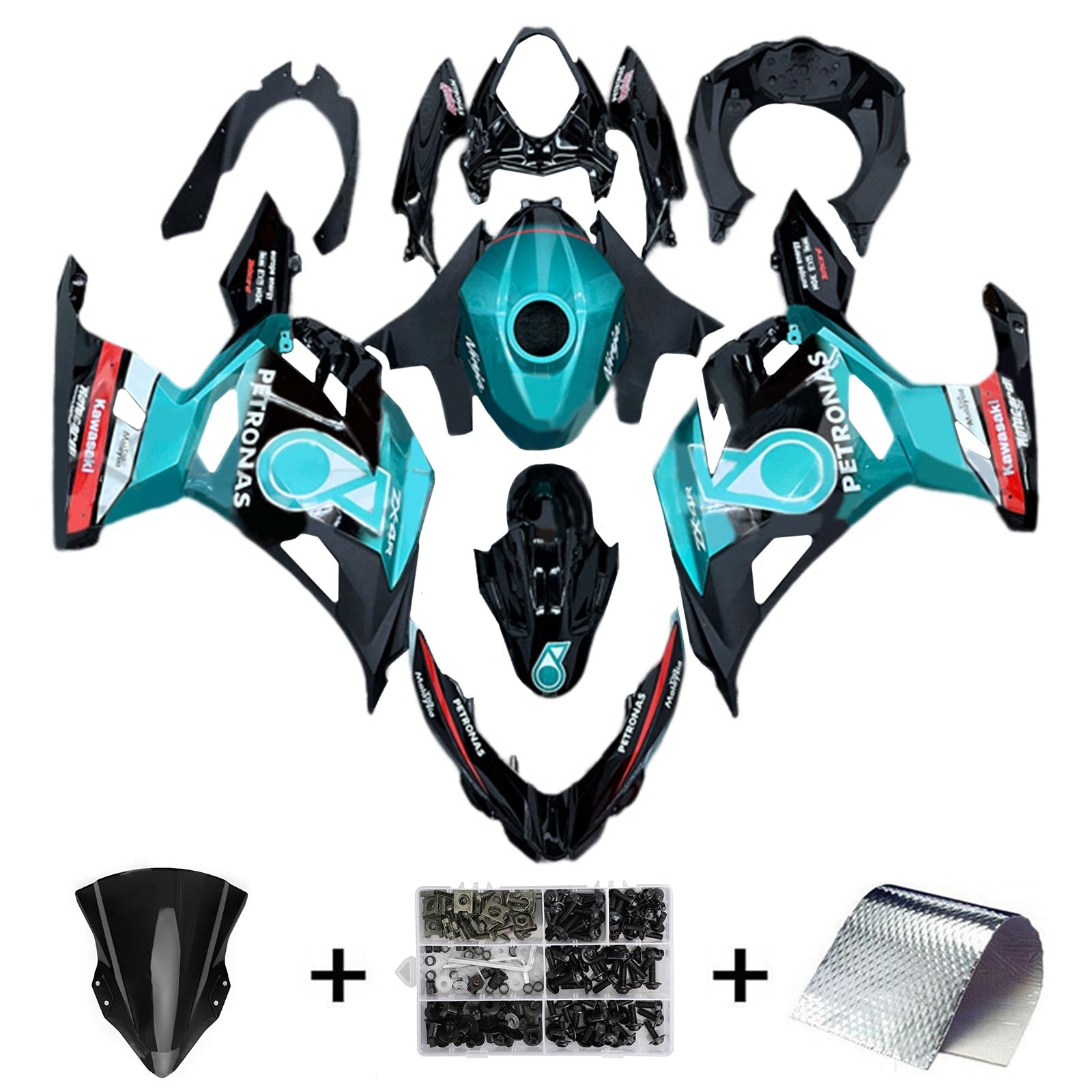 Kit de carénage Kawasaki EX400/Ninja400 2018-2024