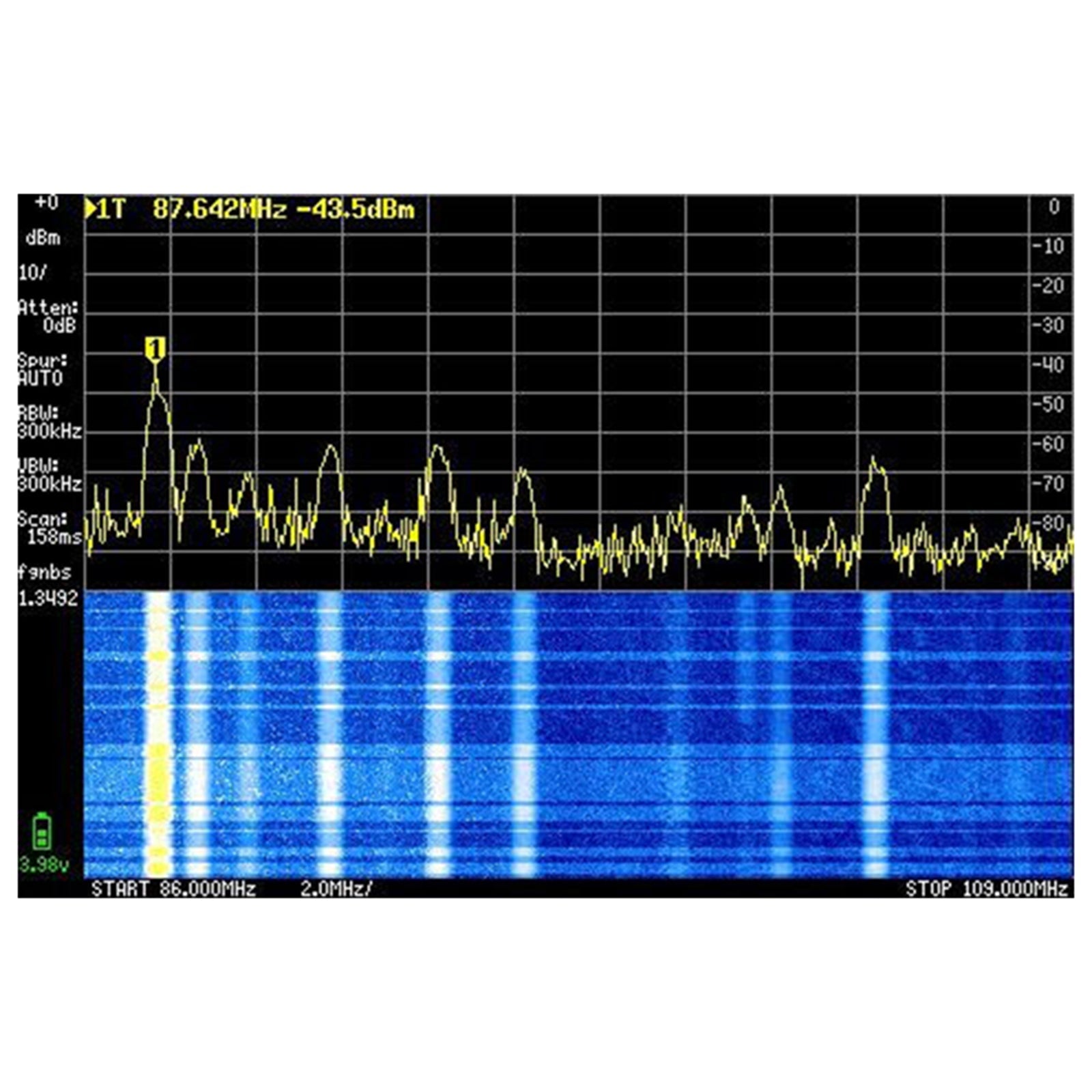 Ručný spektrálny analyzátor pre TinySA ULTRA 3.95" Dotyková obrazovka + batéria