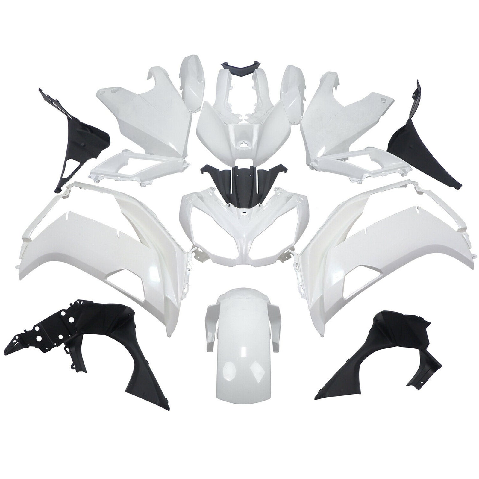 Kawasaki er6f/ninja650 2012-2016 fairing injektion omålad