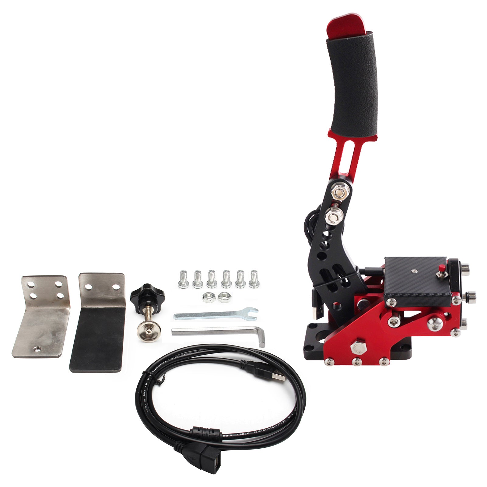 14bit X1 XSS XSX Xbox USB3.0 Sim Handbrake for Racing Games Ratt Stativ G920 Svart