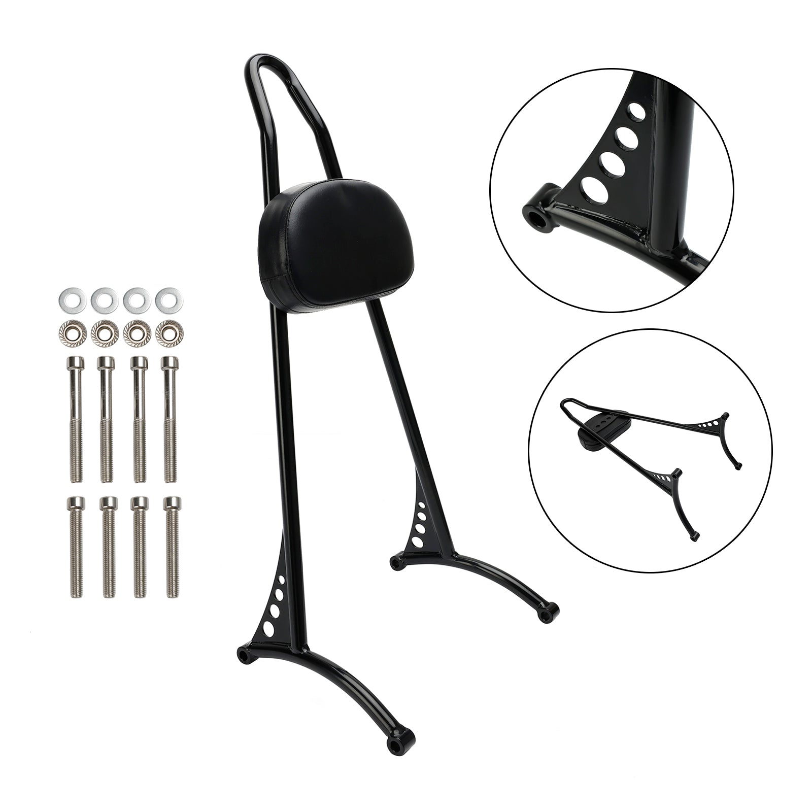 Dossier de barre Sissy passager pour Sportster Iron 883 1200 XL 48 72 2004-plus tard