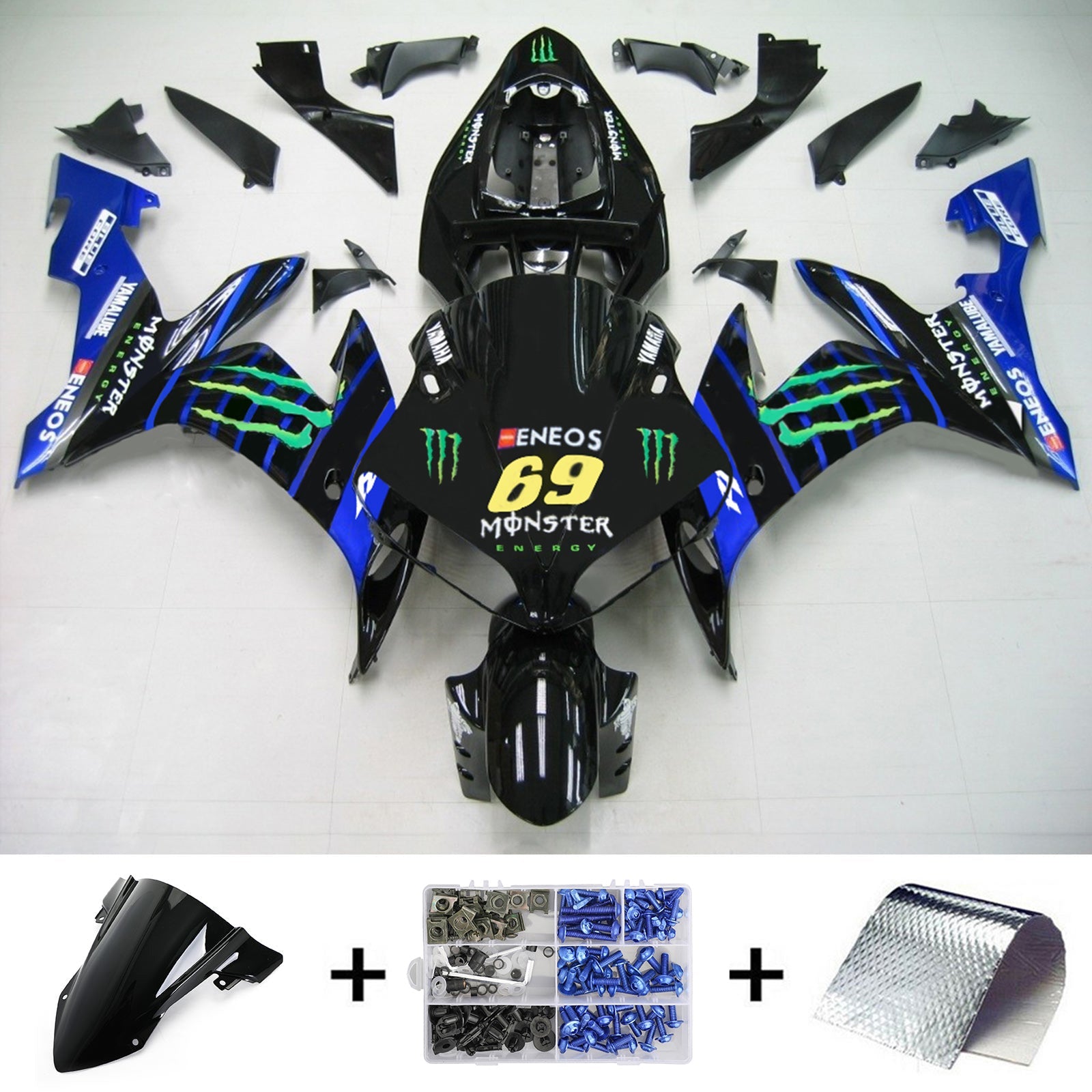 2004-2006 Yamaha YZF 1000 R1 kuipset algemeen