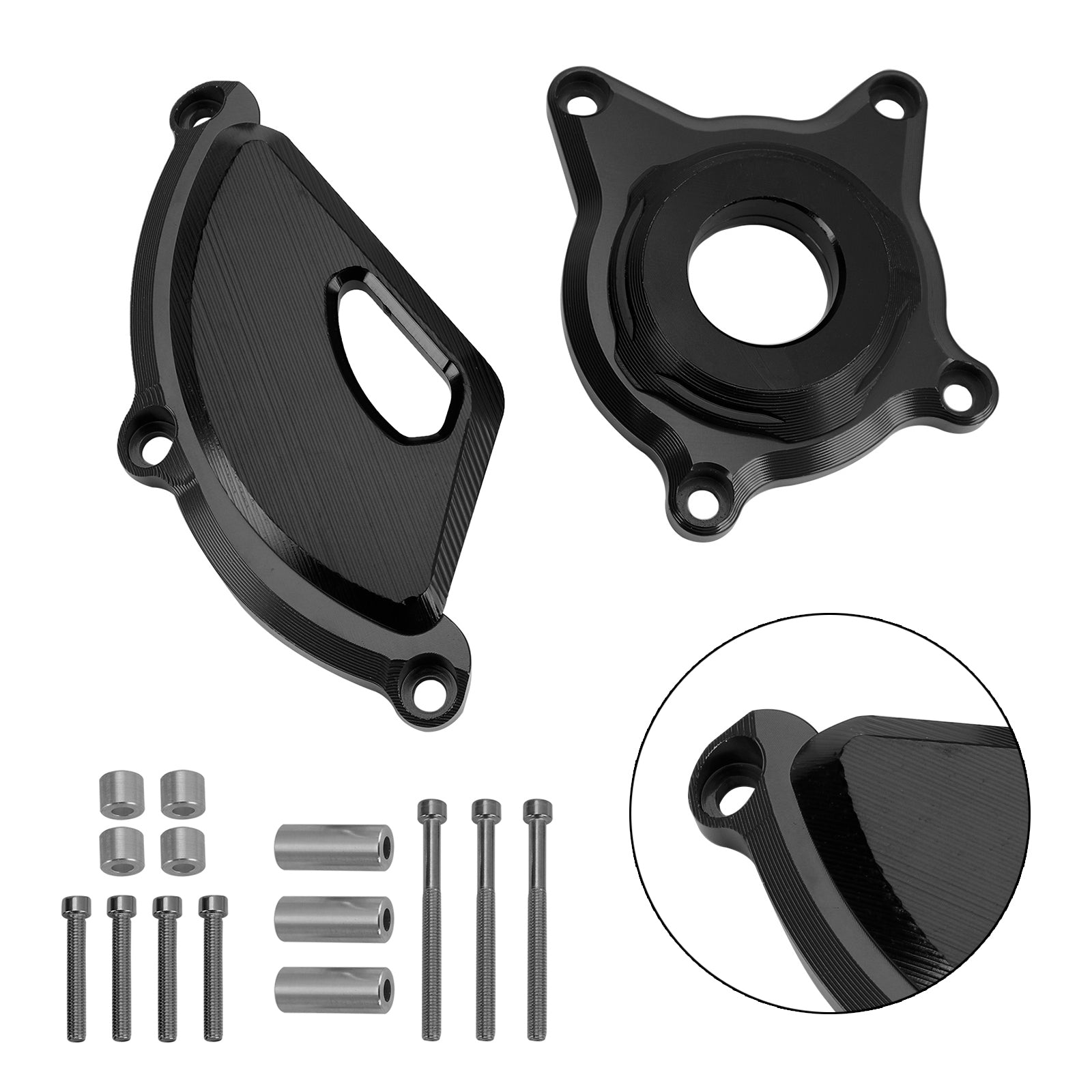 2017-2023 Kawasaki Z900 Z900RS CAFE Stator Motorkap Slider Protector Kunststof Titanium