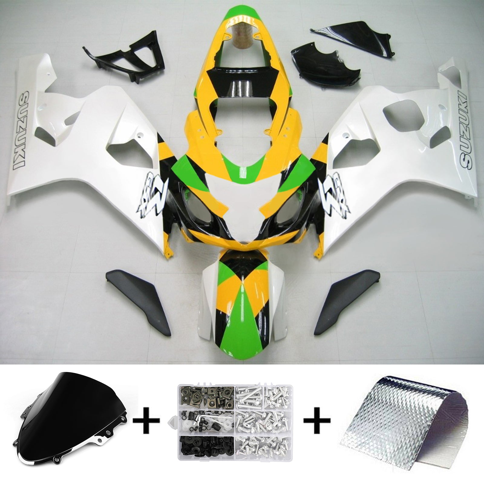 2004-2005 SUZUKI GSXR 600/750 K4 AMOTOPART INJEKTION FAIRING KID BOODYWORK PLAST ABS #147