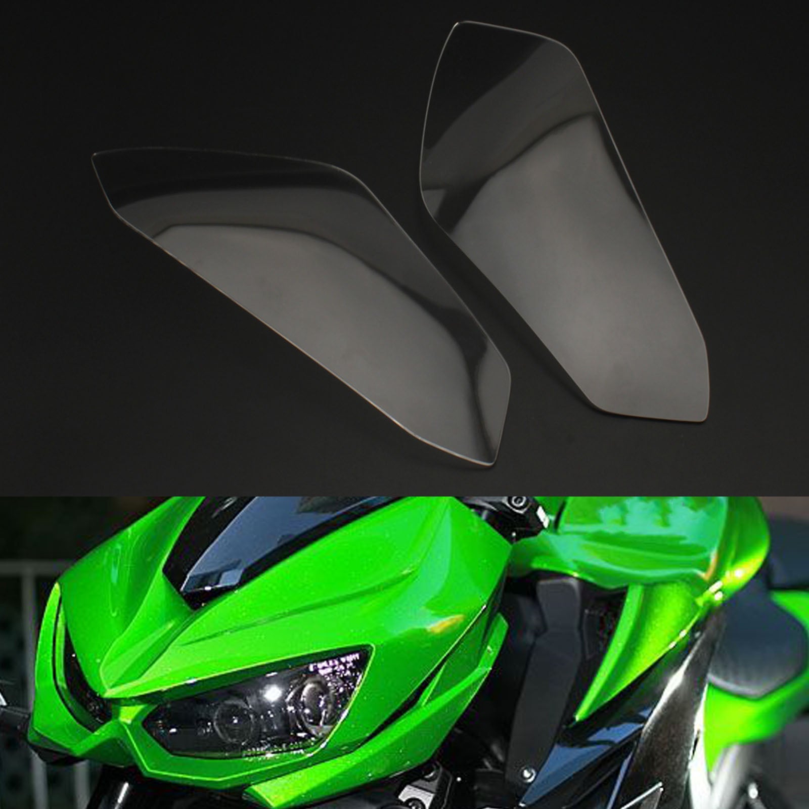 Cubierta de protección de lente de faro delantero para Honda Cbr1000Rr 2017-2020, color humo genérico