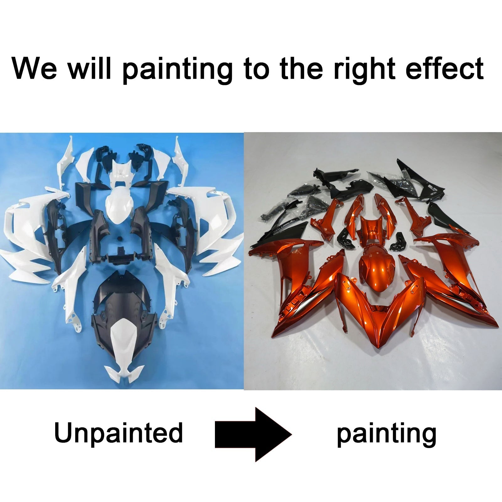 2020-2024 Kawasaki ER-6F Ninja650 injectiekuipset carrosserie ABS #101