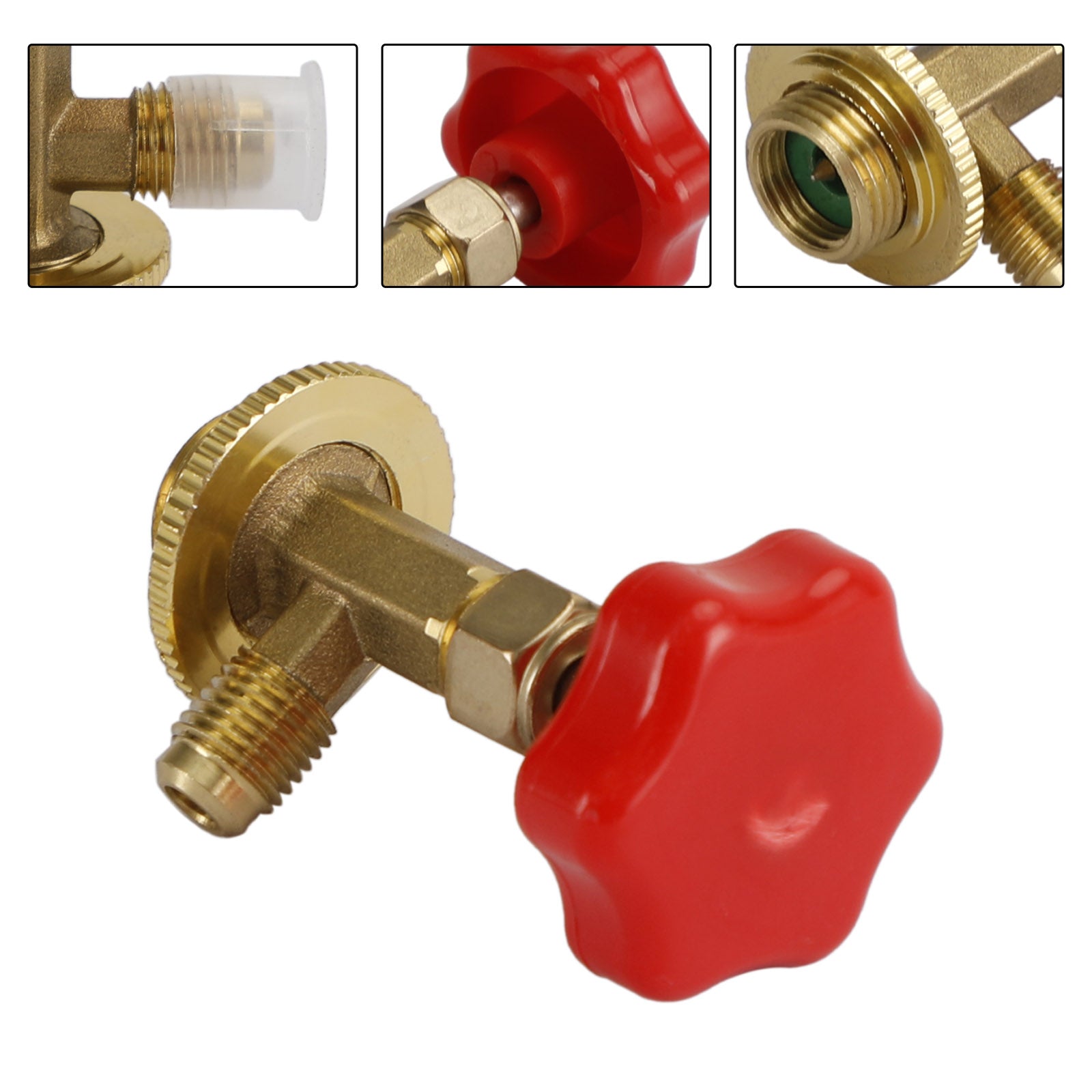 R134A Koelmiddel AC Kan Fles Tap 1/2 1/4 SAE Legering Adapter Opener Klep