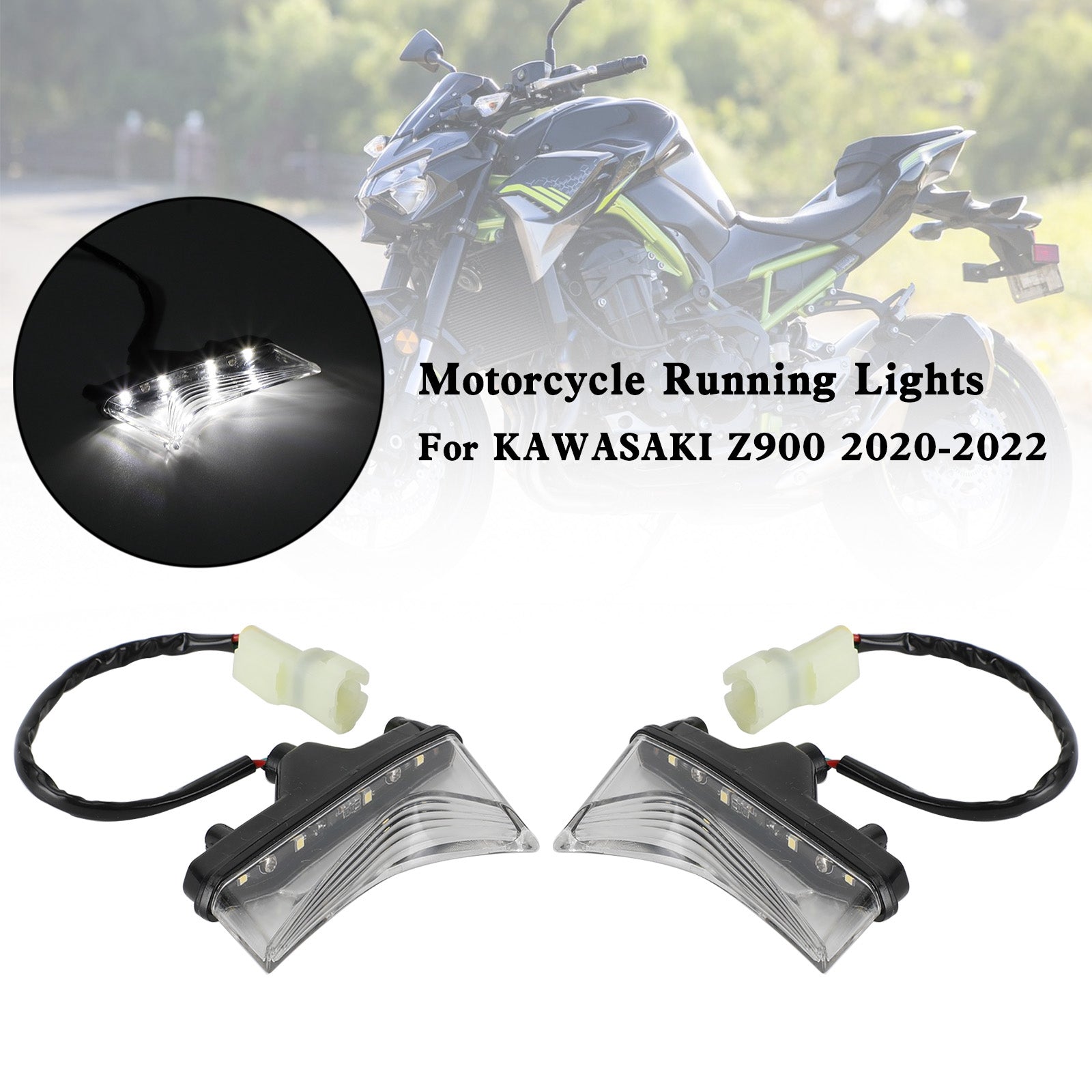 2020-2022 KAWASAKI Z900 Luces de circulación diurna delanteras LED Faro