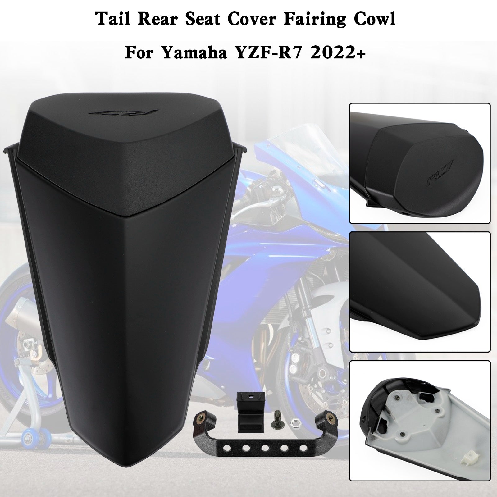 2022-2023 YAMAHA YZF-R7 YZF R7 zadné sedadlo Cover Cover COWL COWL