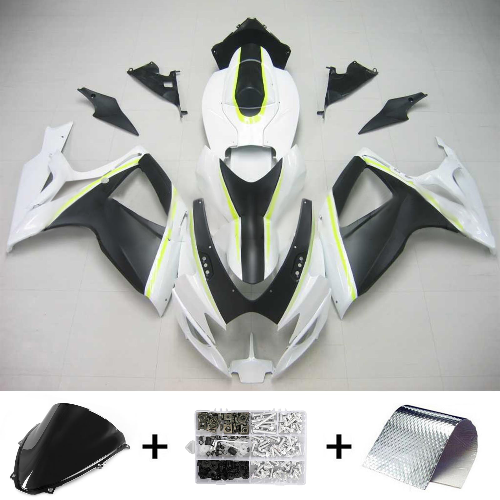 2006-2007 Suzuki GSXR 600/750 K6 Kit de carenagem de injeção AMOTOPT KIT BOYWORK ABS #153