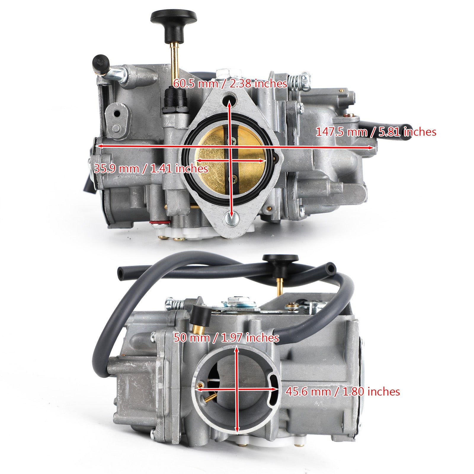 Carburateur Carb adapté pour Yamaha Warrior 350 YFM 350 Yfm350 Atv Quad 1987-2004 générique