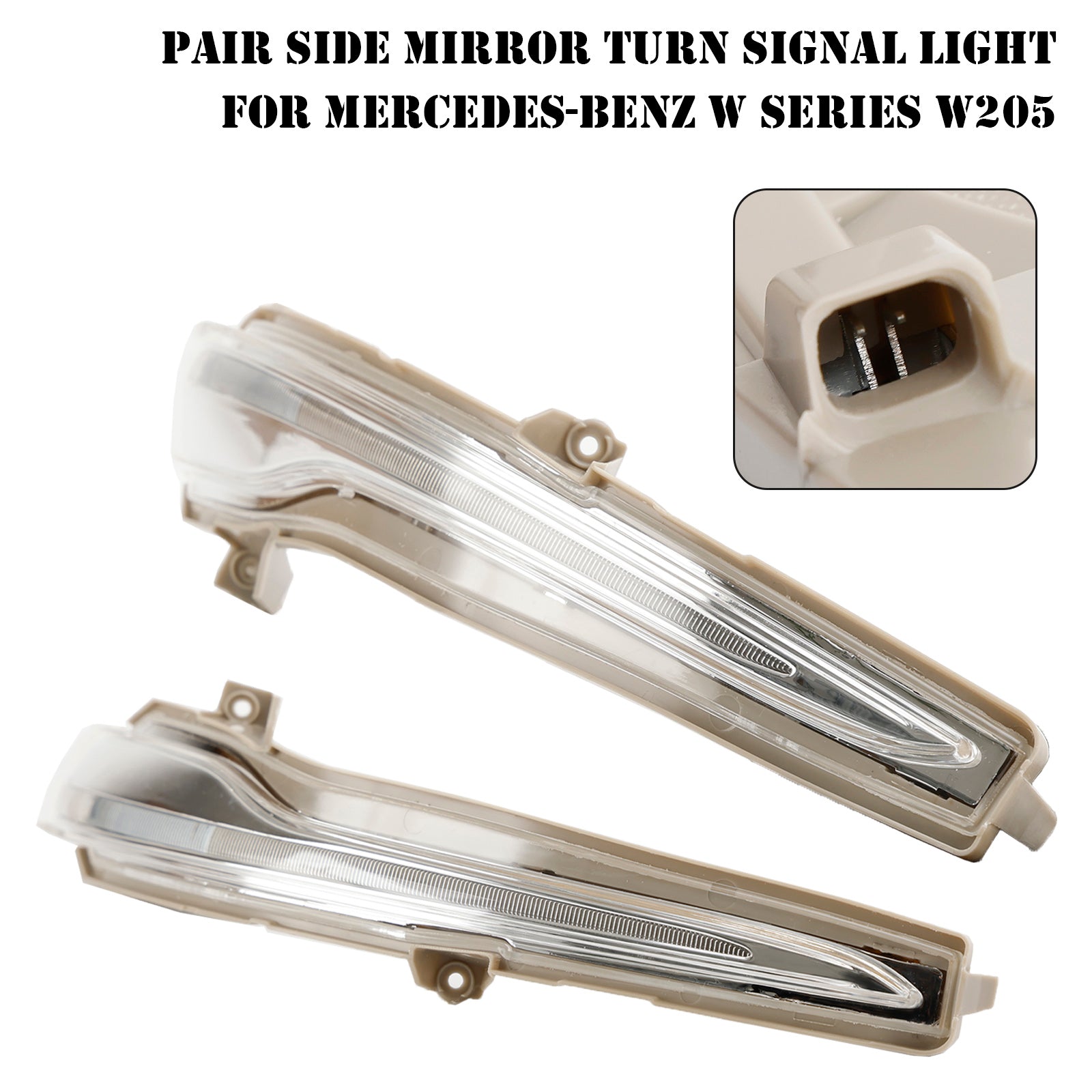 A0999067401 Paire de clignotants de rétroviseur latéral pour Mercedes-Benz Série W W205