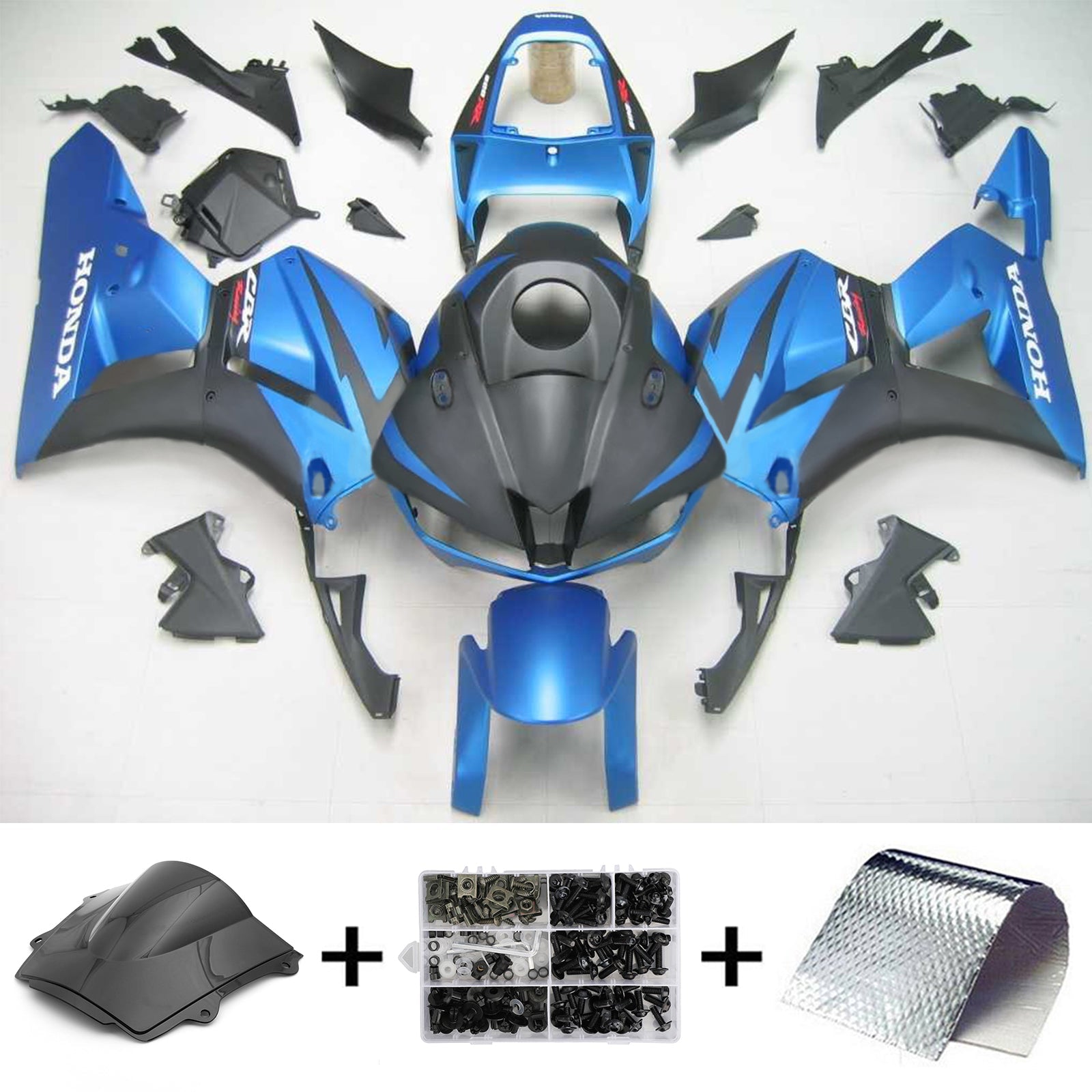 2013-2023 Honda CBR600RR F5 vstrekovanie Kit karoséria Plast ABS #101