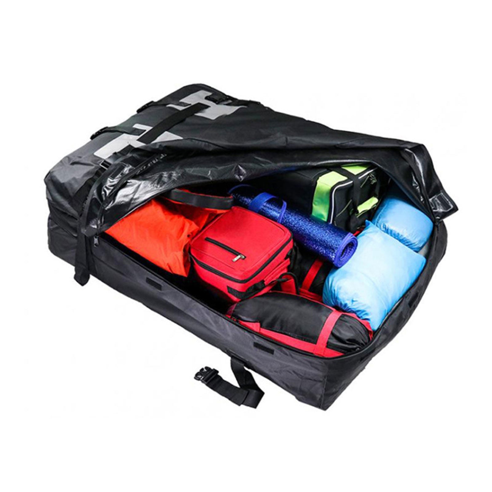 Bolsa impermeable para techo de coche, bolsa de carga, almacenamiento de equipaje, cubo, viaje