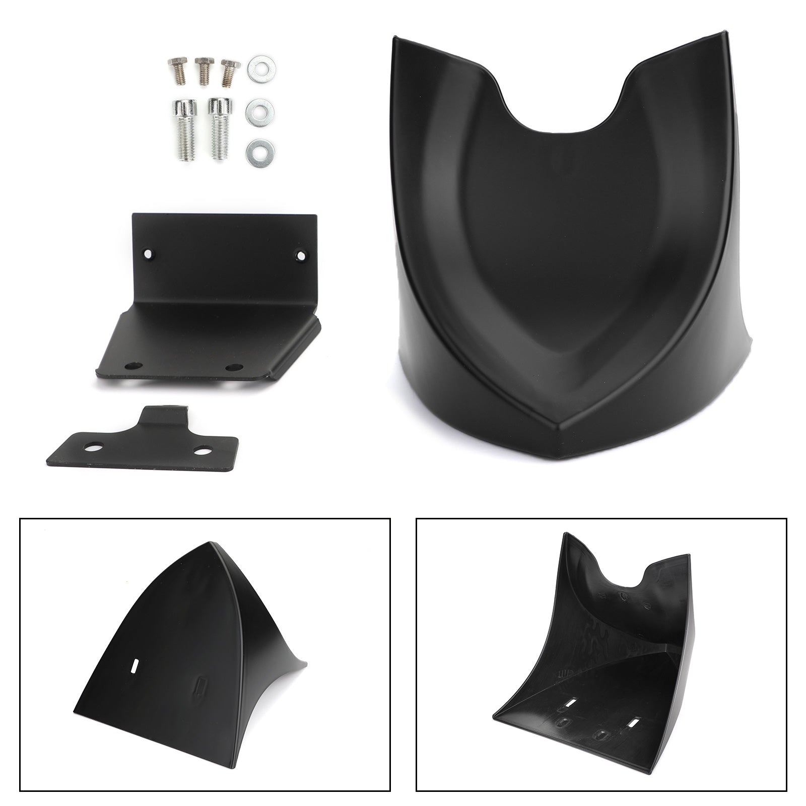 Front Chin Spoiler Air Dam Fairing for 04-19 Sportster XL883 XL1200 48 72 MBlack Generic