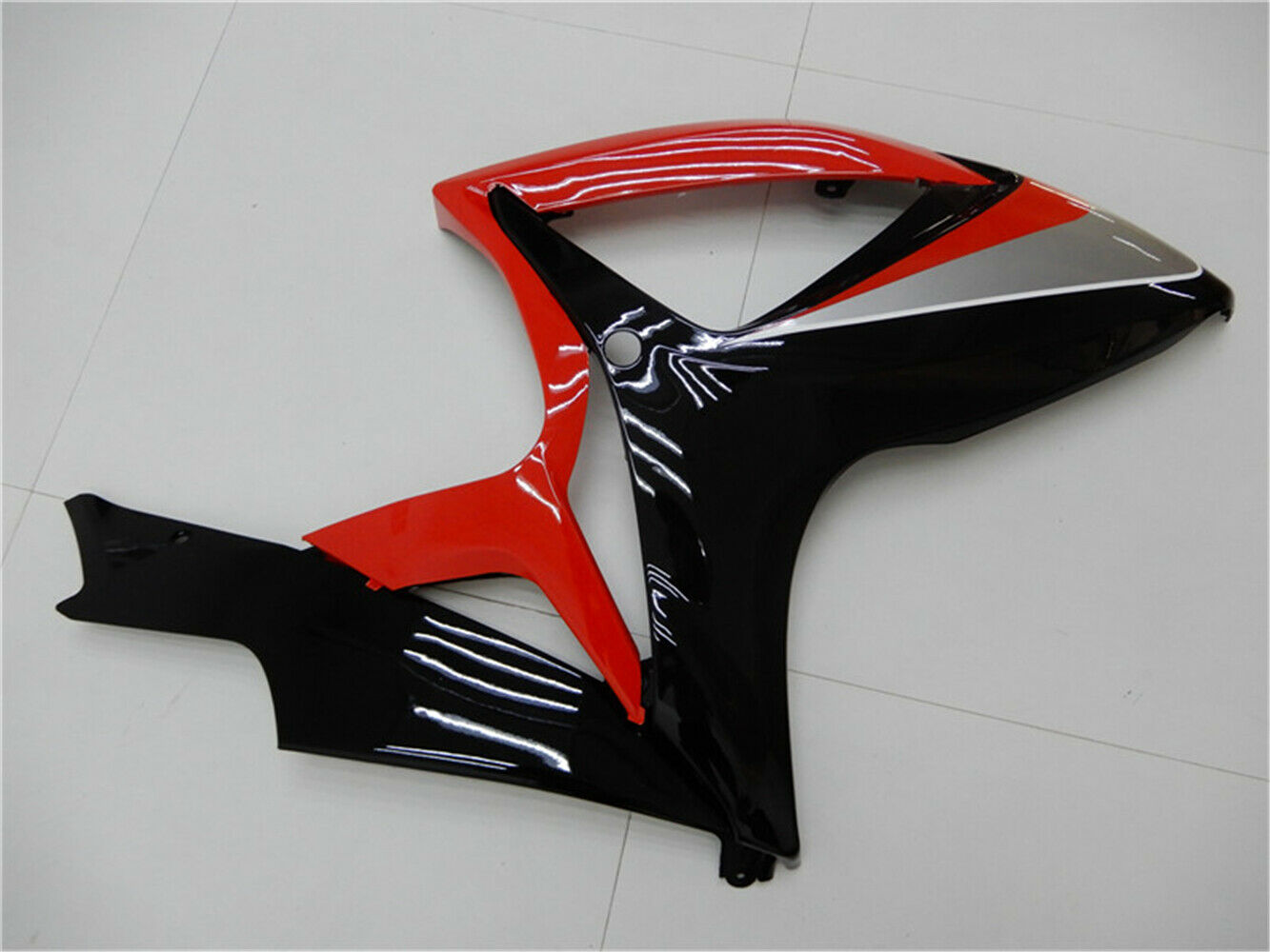 2006-2007 Suzuki GSXR600 750 Kit de carenagem preta vermelha por AMOTOPT FATINGS
