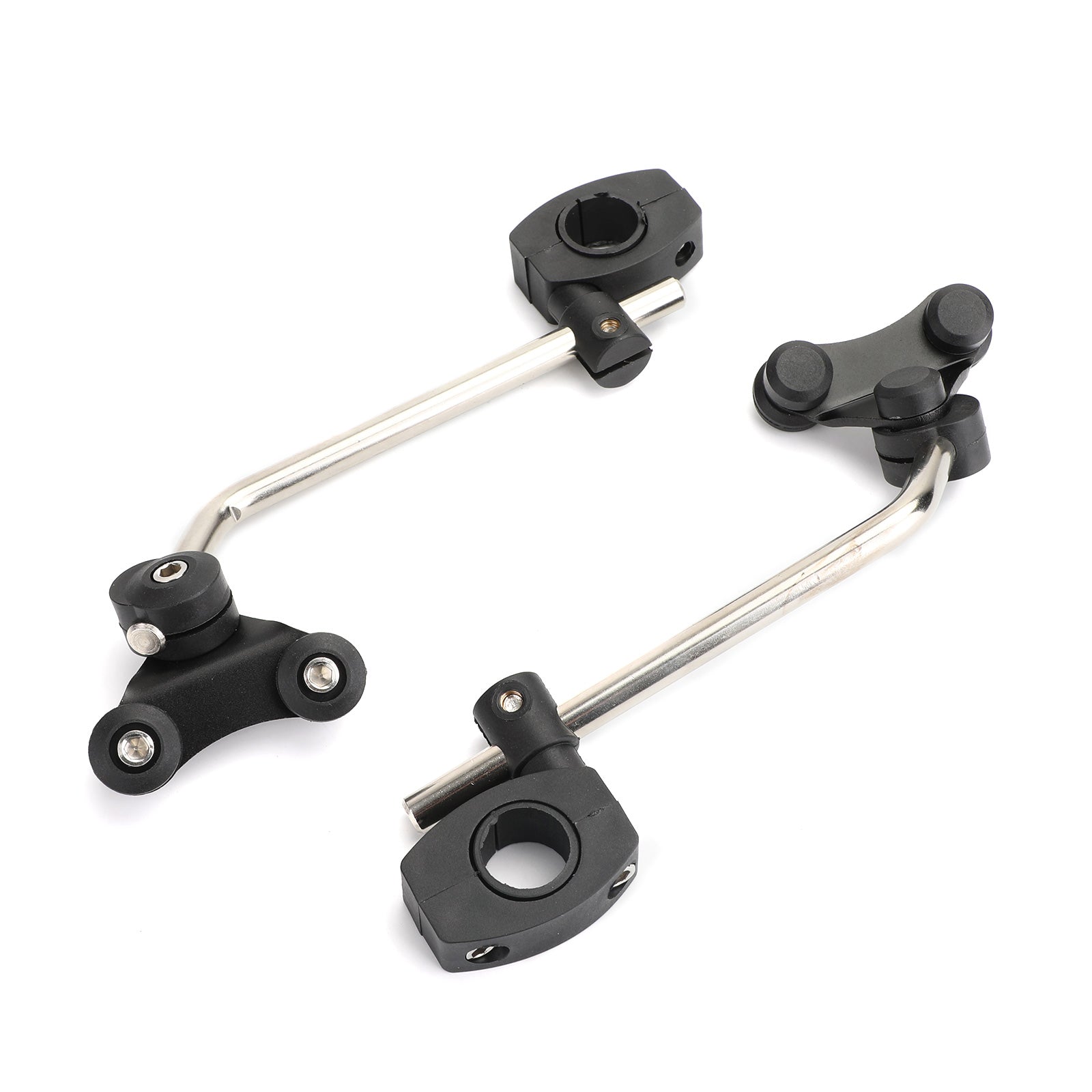 7/8" Support de pare-brise universel de 22 mm, pince de montage standard pour guidon de pare-brise générique