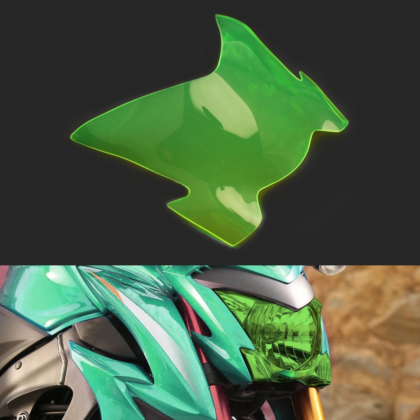 ¿Protección de lente de faro delantero adecuada para Suzuki Gsx-S 1000 Gsx S 1000 17-21? Humo genérico