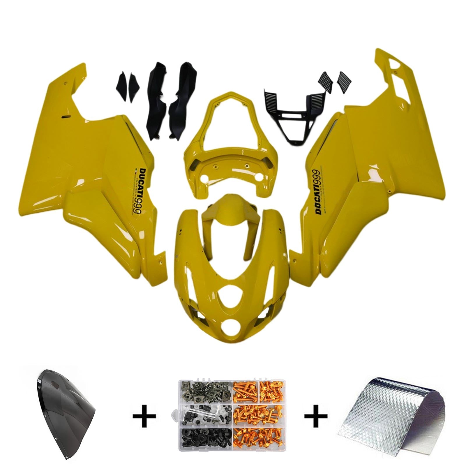 2003-2004 Ducati 999 749 Kit de carénage Kit Bodywork Abs