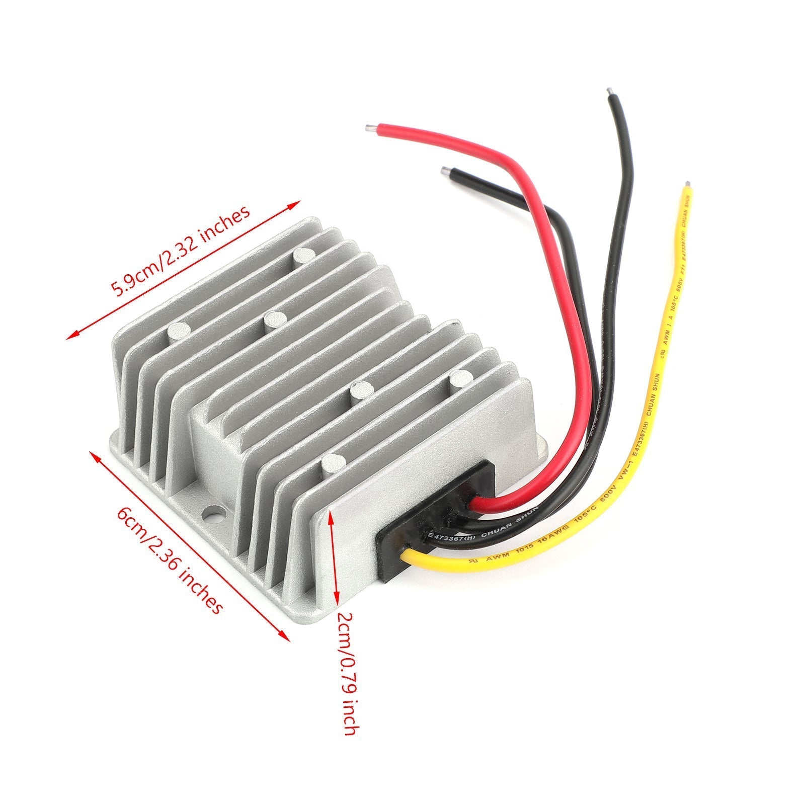 DC 12V till 24V Steg upp DC -omvandlare 10A spänningsregulator Boost Module Stabilizer