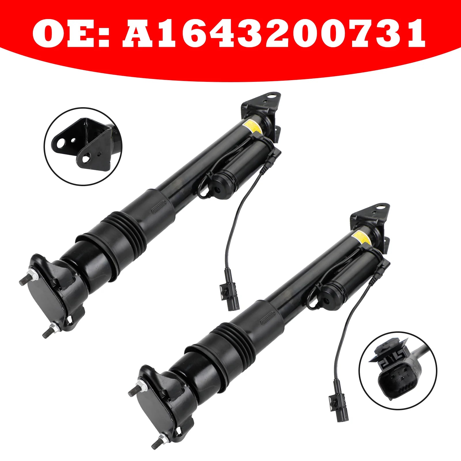 Mercedes-Benz ML450 2010-2011 W164 Par de amortiguadores traseros para utilitarios deportivos A1643203031
